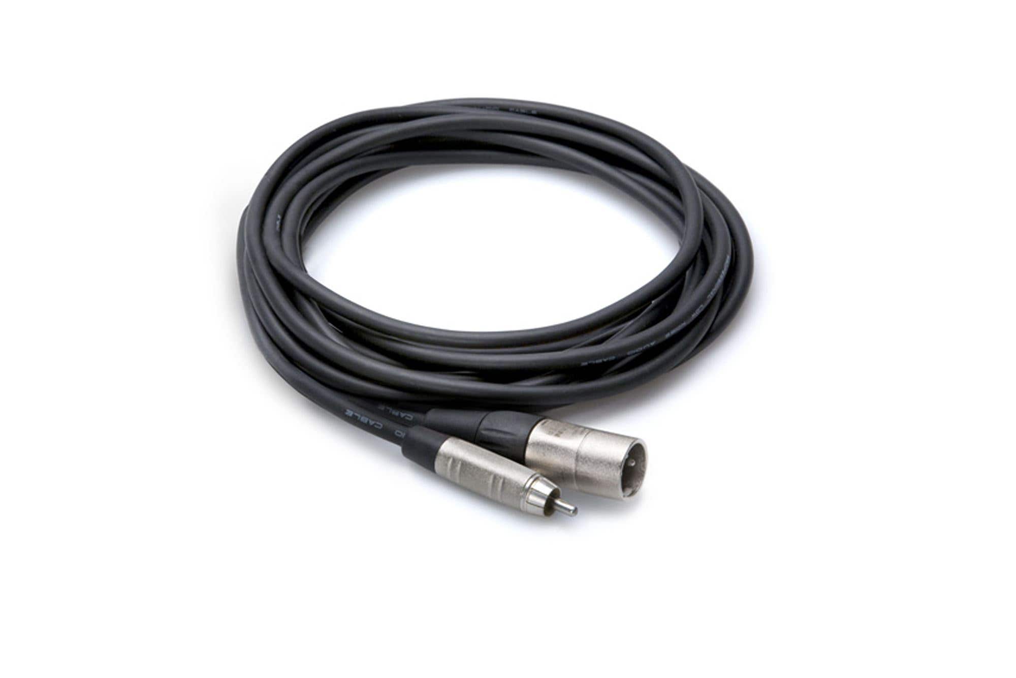 Hosa HRX-003 Pro Unbalanced Interconnect REAN RCA to XLR3M