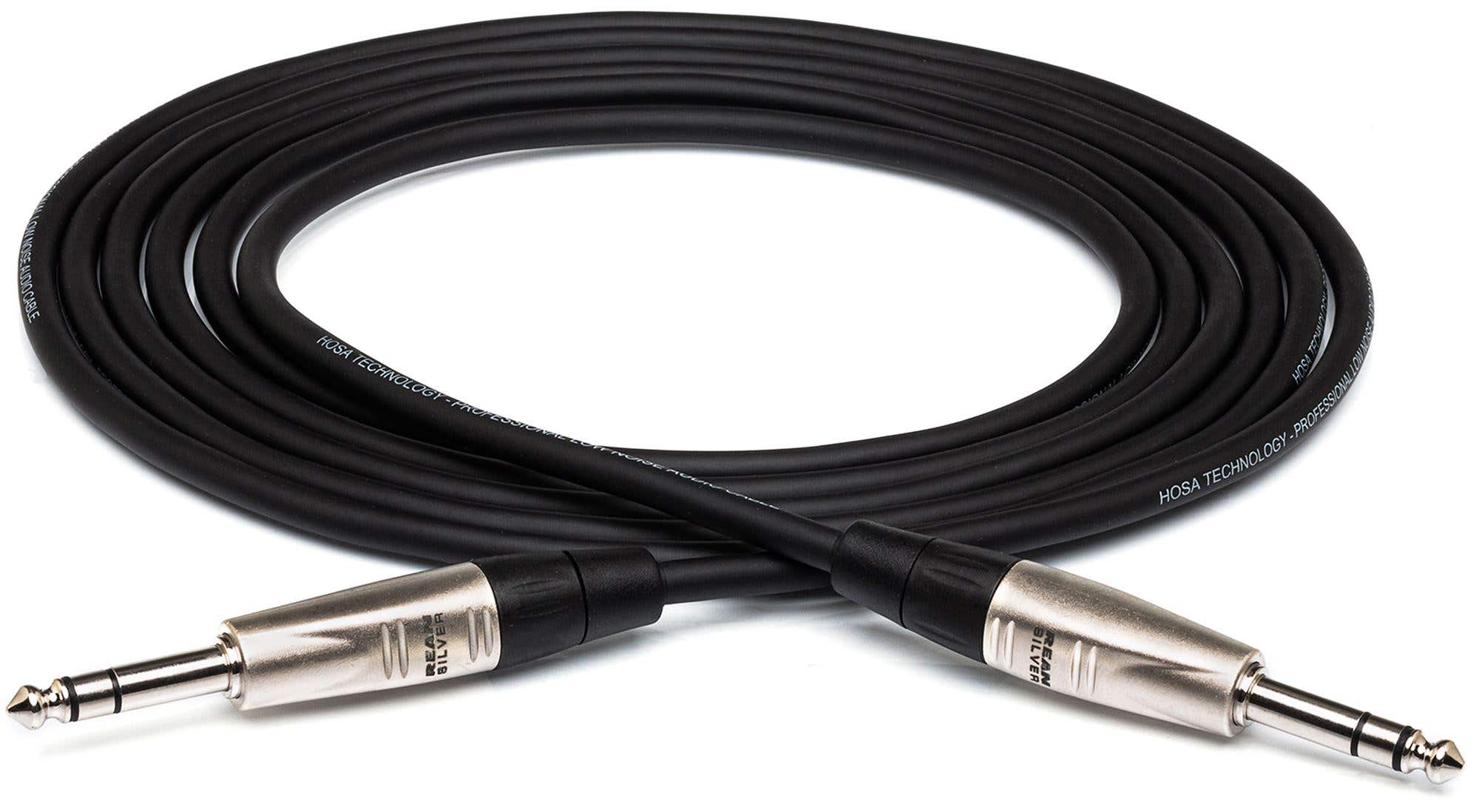 Hosa HSS-030 Pro Balanced Interconnect REAN 1/4 In TRS Cable