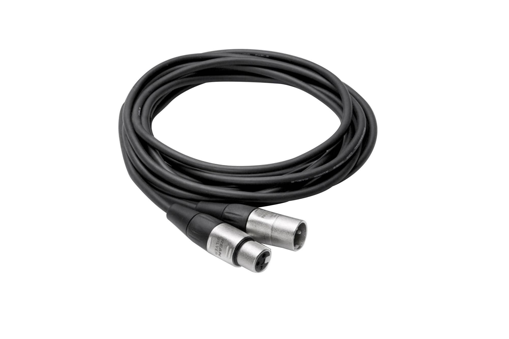 Hosa HXX015 Pro Balanced Interconnect REAN XLR3F to XLR3M Cable