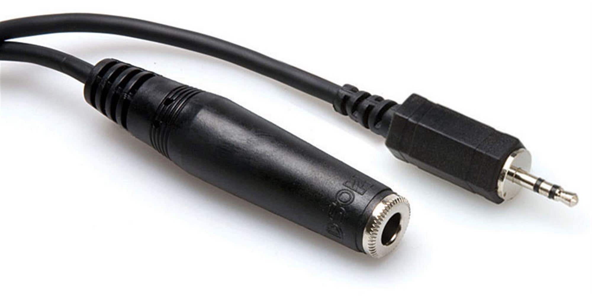 Hosa MHE110 Headphone Adaptor 3.5 mm TRS to 3.5 mm TRS