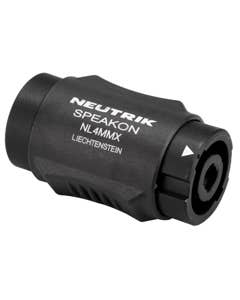 Hosa NL4MMX Neutrik Speaker Coupler Speakon to Same