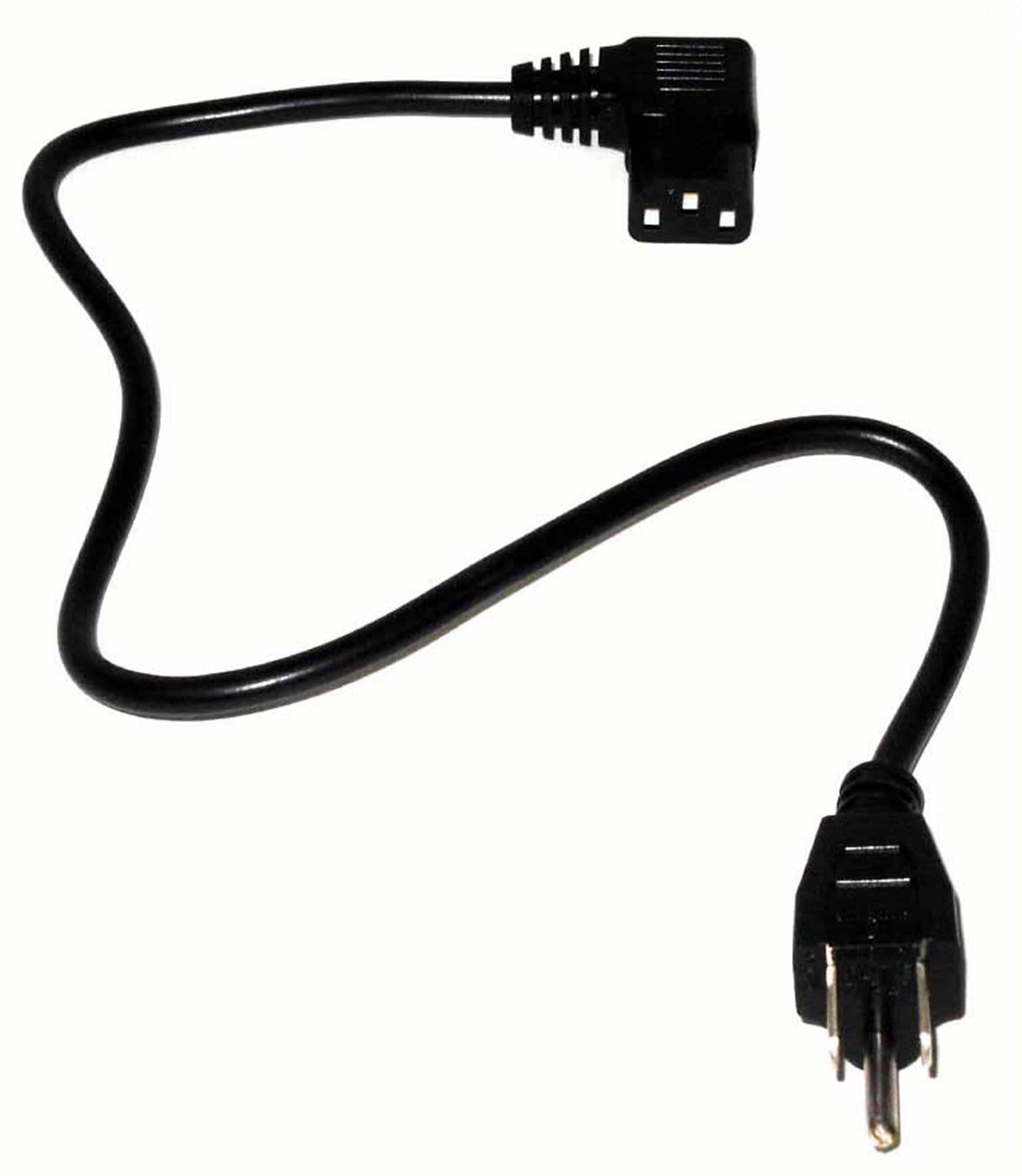 Hosa PWC Power Cord Right Angle IEC C13 to NEMA 515P