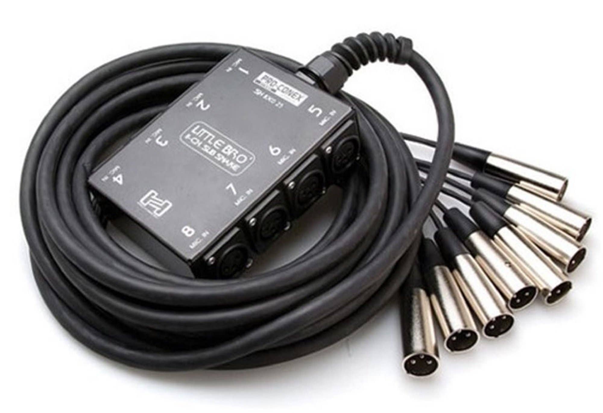 Hosa ProConex Little Bro' Sub Snakes Xlr x 8
