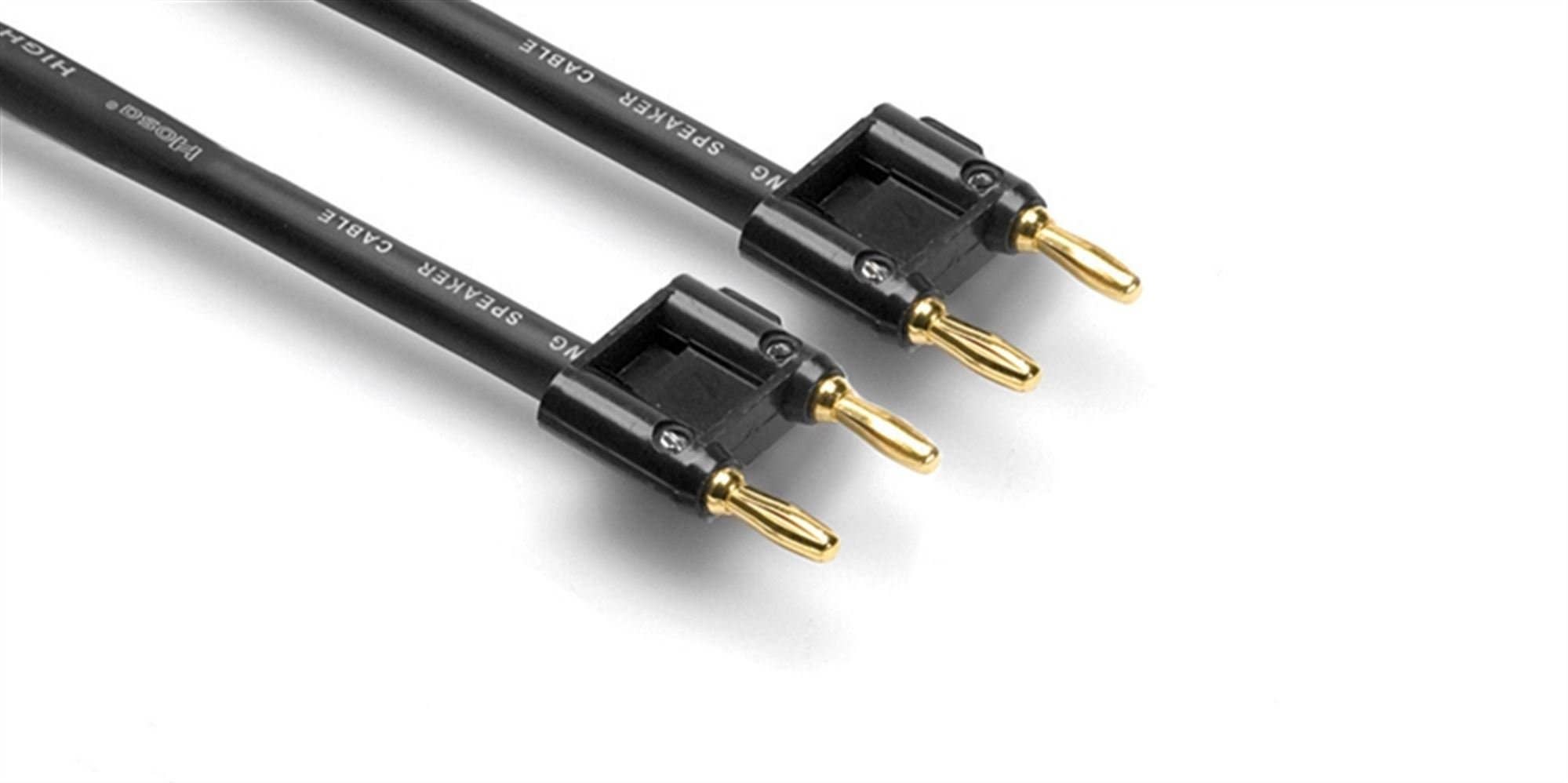 Hosa SKJ 12 Gauge Speaker Cables Dual Banana
