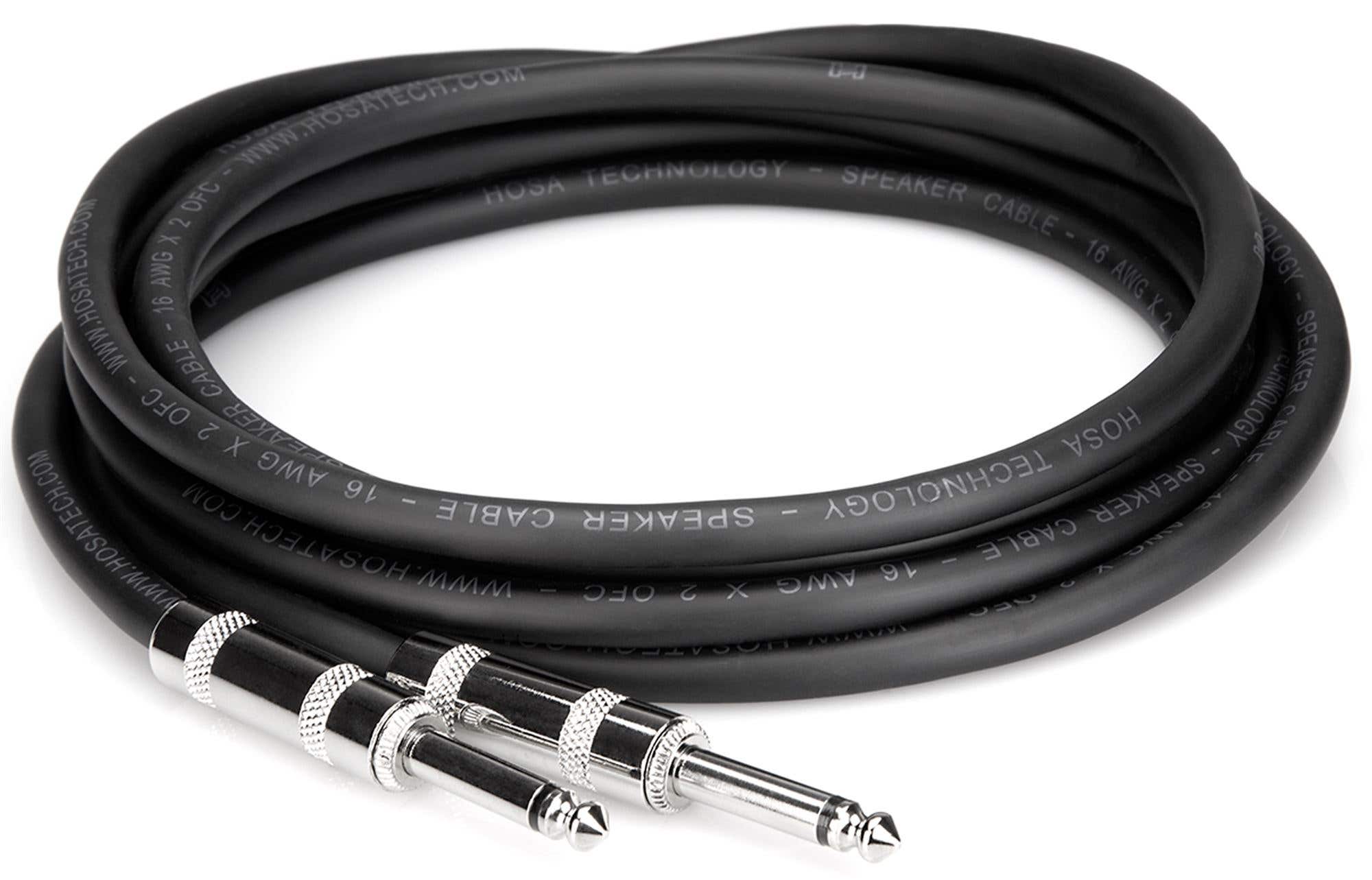 Hosa SKZ-605 Speaker Cable 1/4" TS to Same