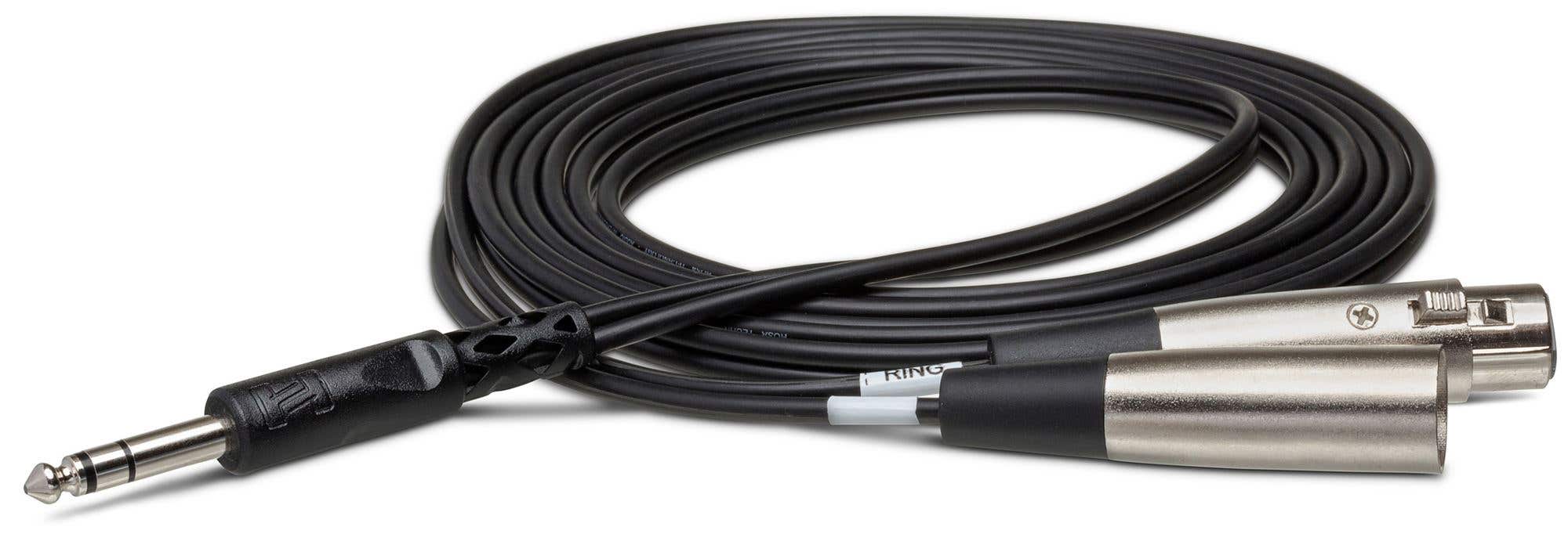 Hosa SRC-203 Insert Cable 1/4" TRS to XLR3M and XLR3F