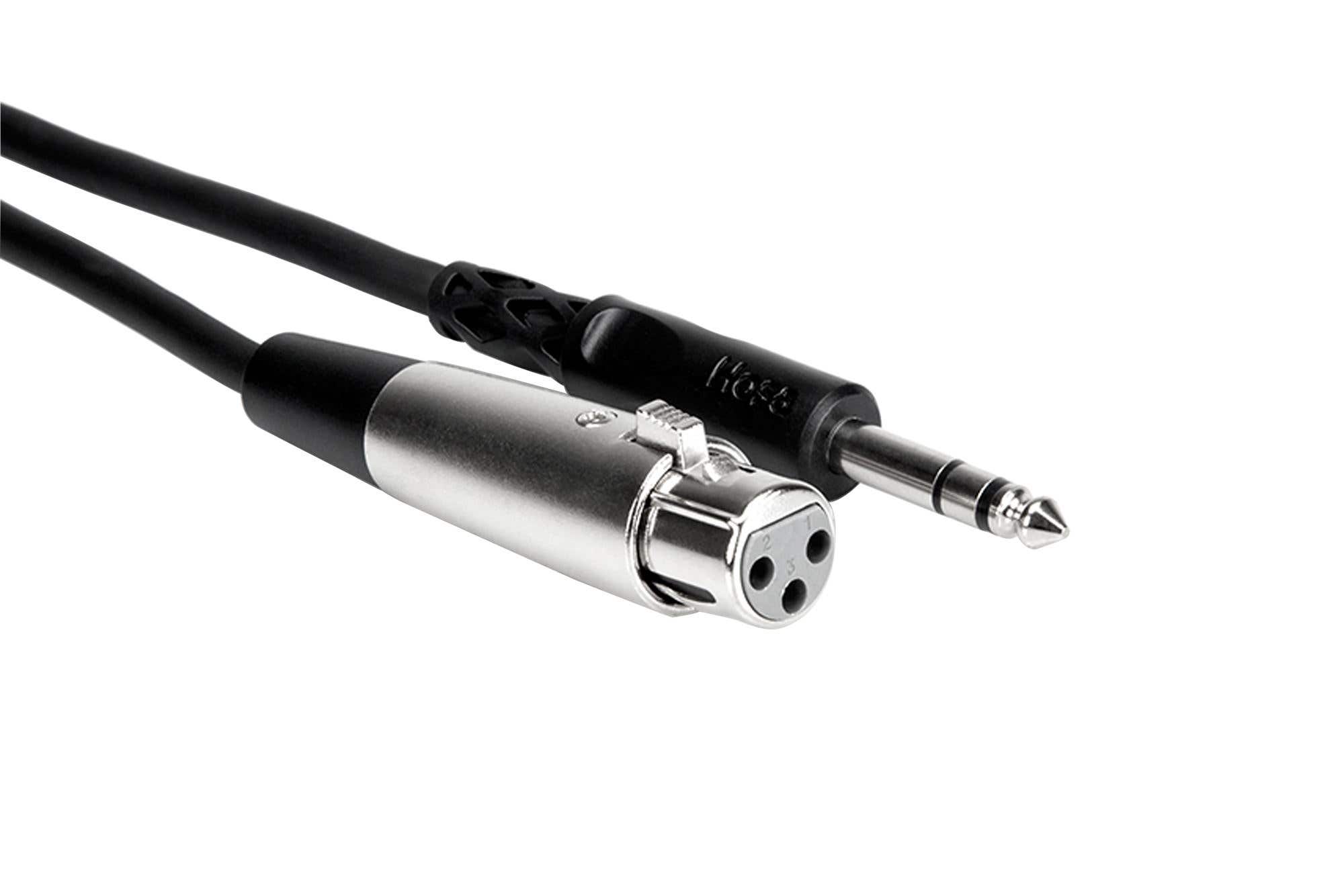 Hosa STX Balanced Interconnect XLR3F To 1/4 Inch TRS