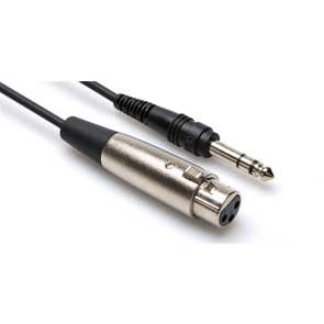 Hosa STX105F Balanced Interconnect XLR3F to 1/4 Inch TRS 5 Foot