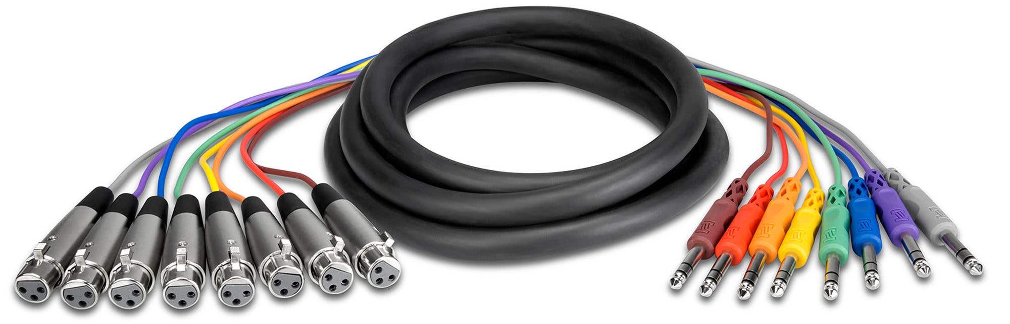 Hosa STX-805F Balanced Snake XLR3F to 1/4 Inch TRS