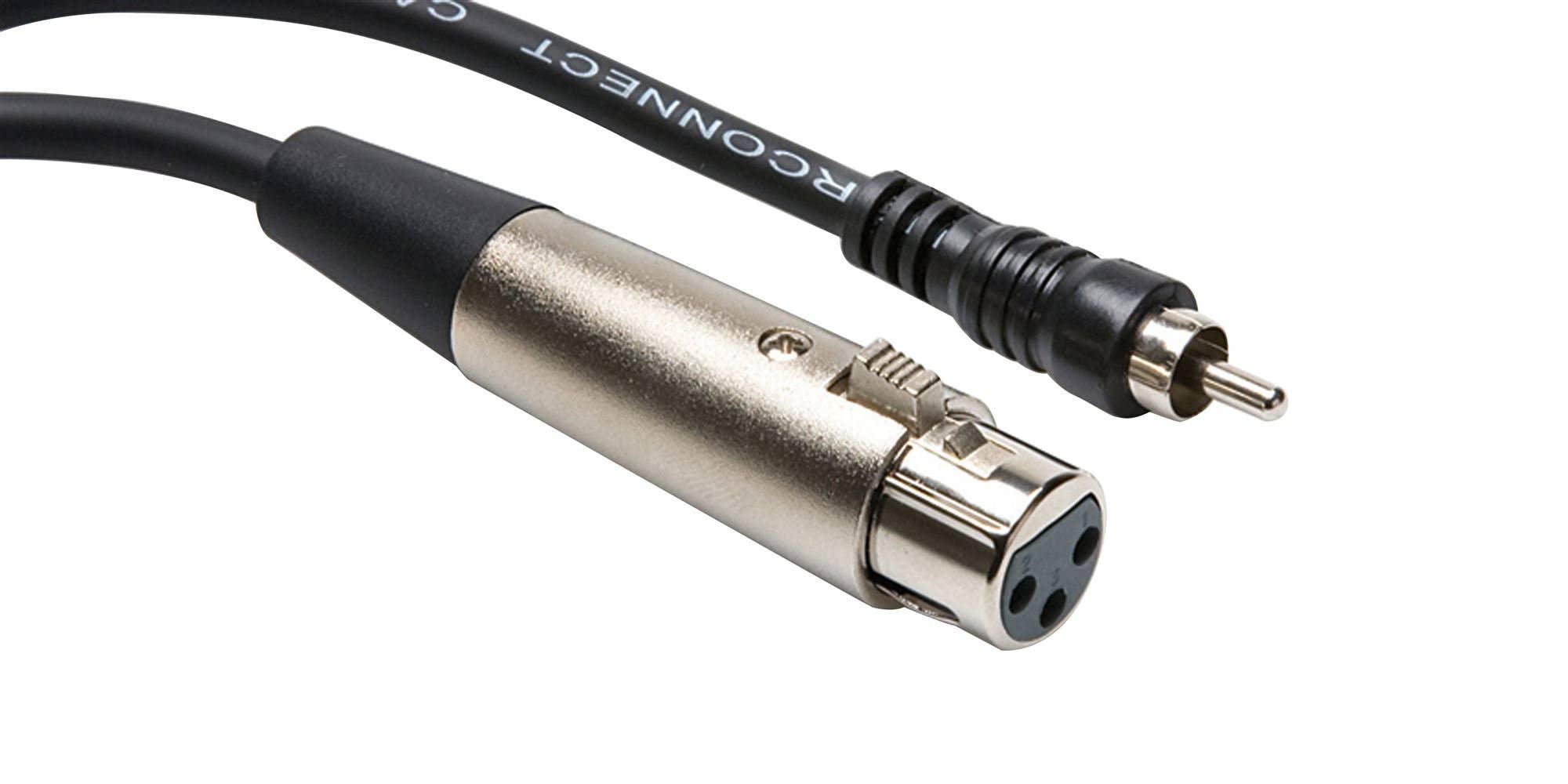 Hosa XRF Unbalanced Interconnect XLR3F to RCA