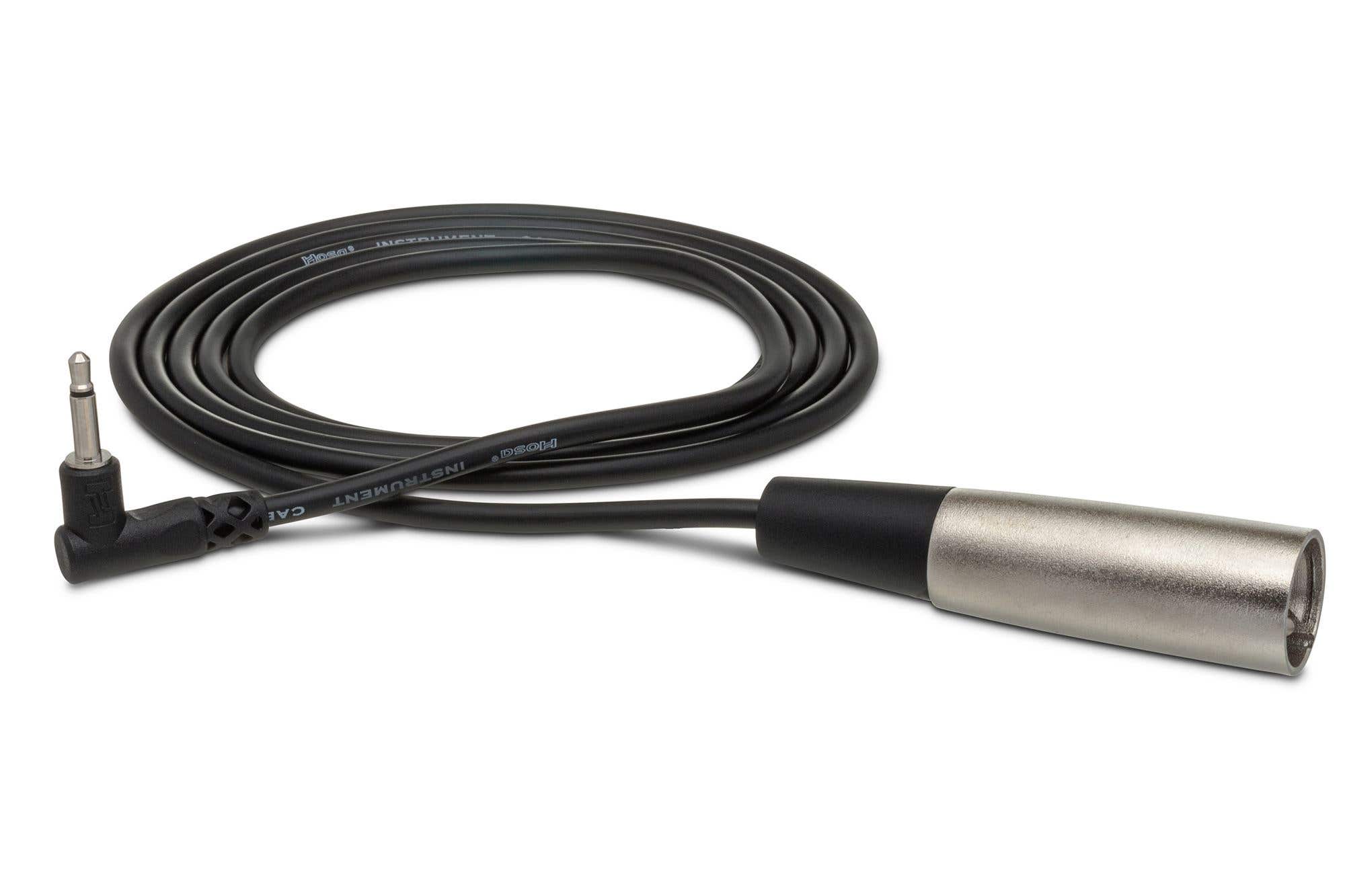 Hosa XVM-305M Microphone Cable Right-angle 3.5 mm TS to XLR3M