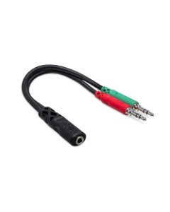Hosa YMM-107 Headset Mic Breakout Cable