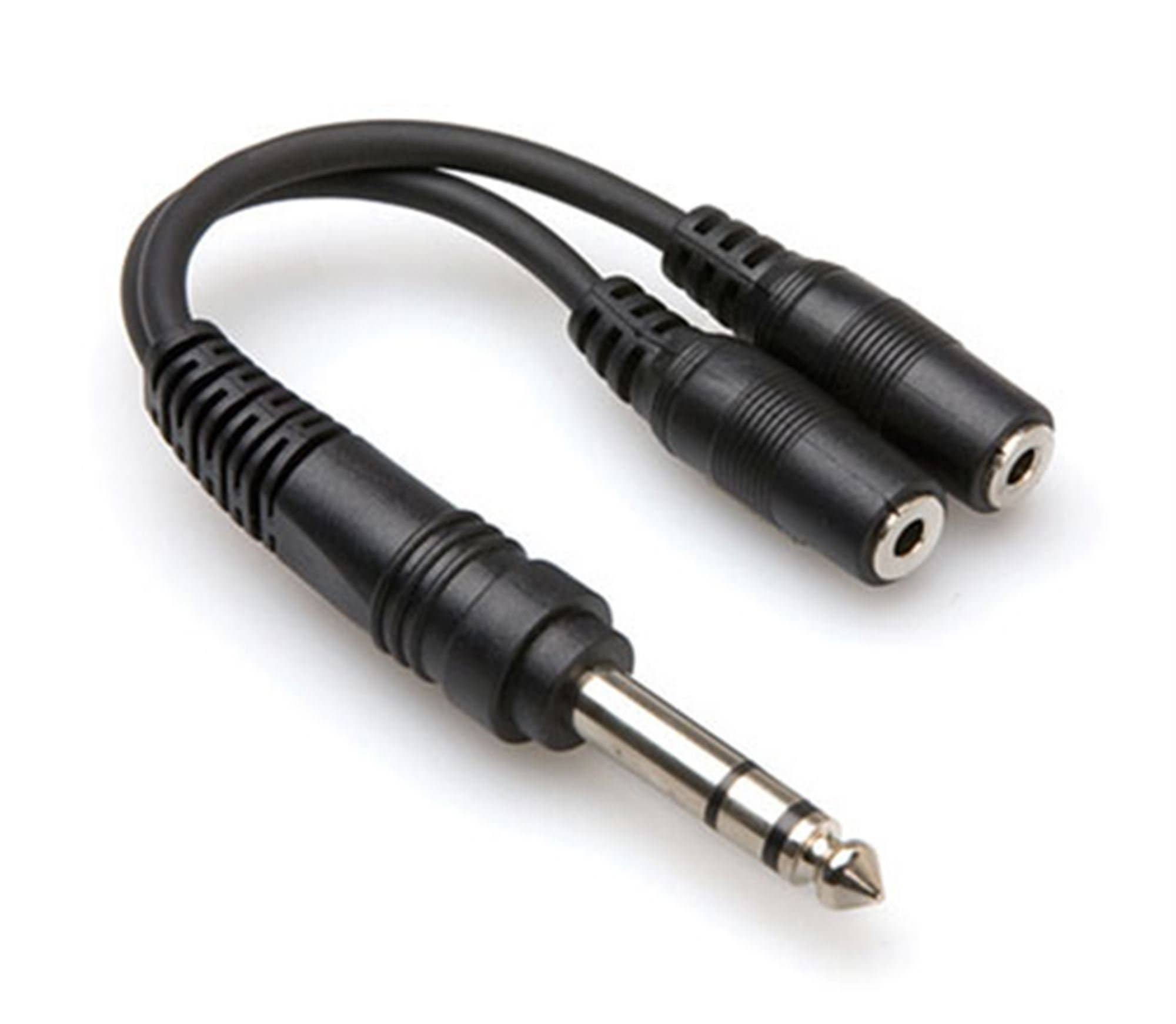 Hosa Y Cable 1/4 Inch TRS to Dual 3.5 mm TRS Female