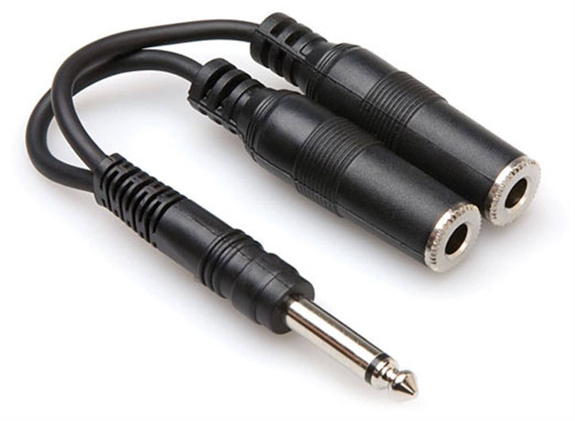 Hosa Y Cable 1/4 Inch TS to Dual 1/4 Inch TS Female