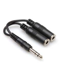 Hosa Y Cable 1/4 Inch TRS to Dual 1/4 Inch TRS Female