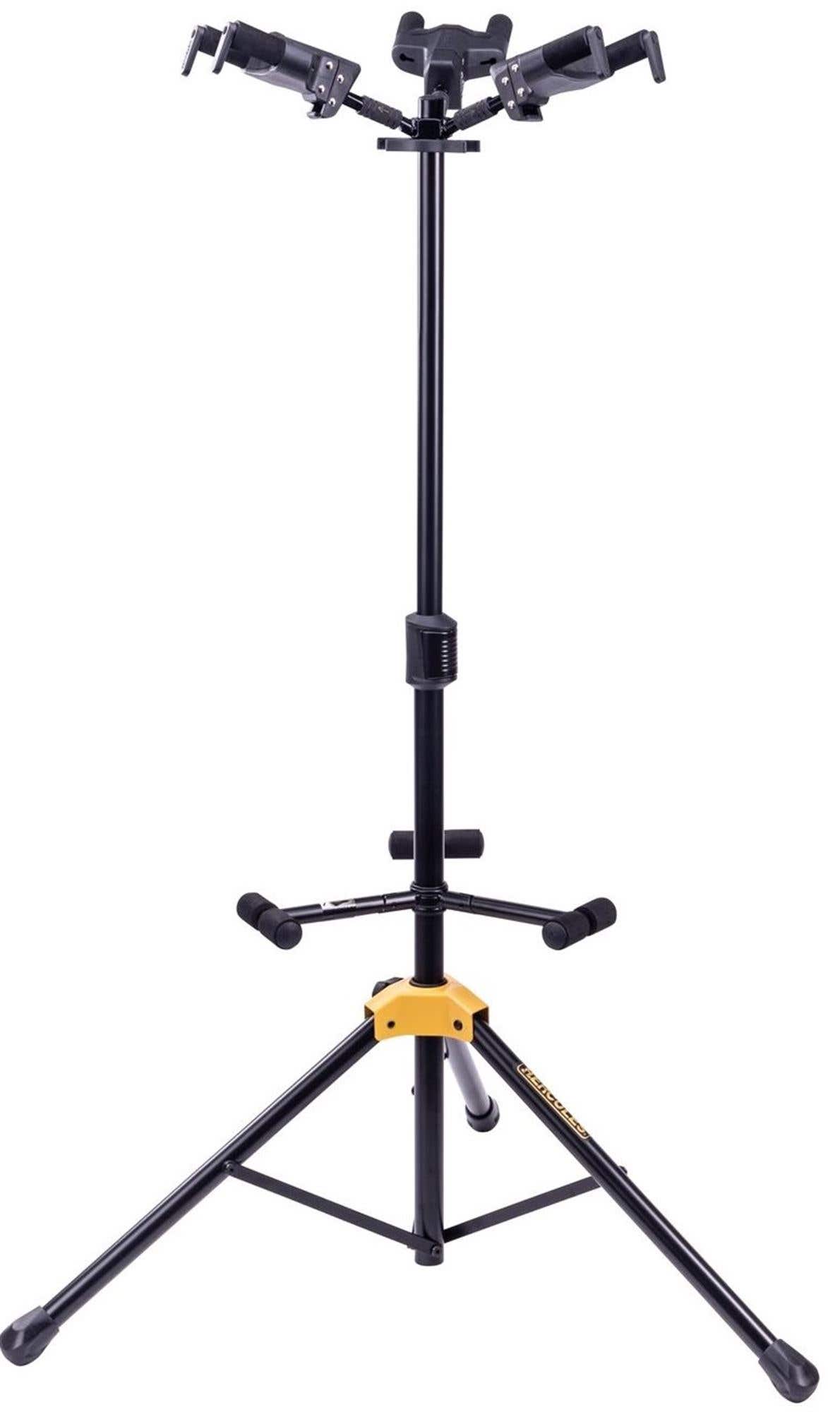 Hercules GS432BPLUS Auto Grip System Triple Guitar Stand