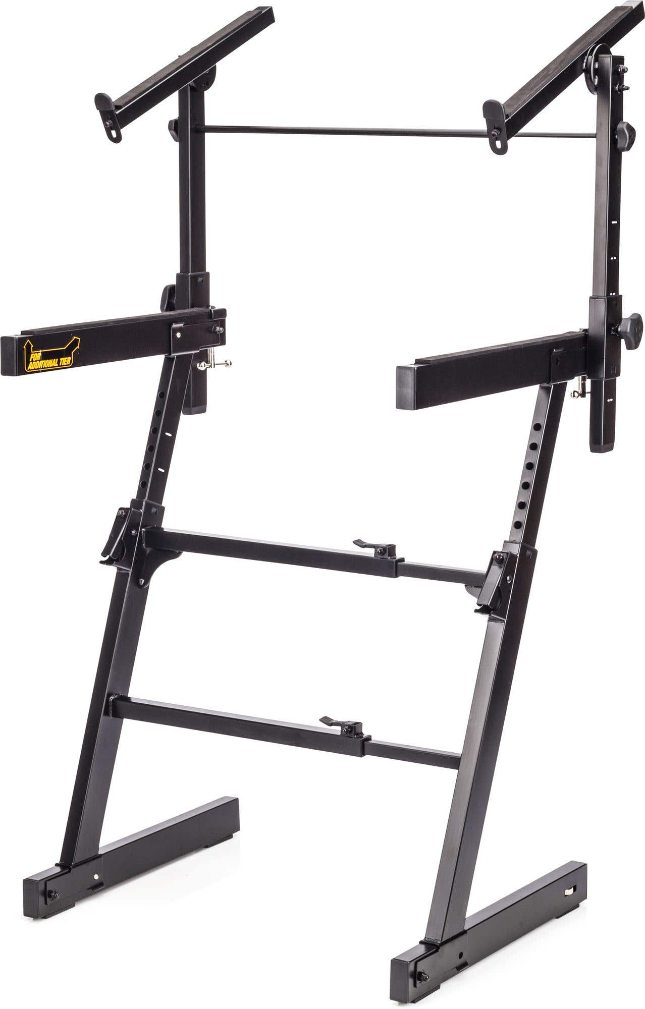 Hercules KS410B Auto Lock Double Tier Z Keyboard Stand