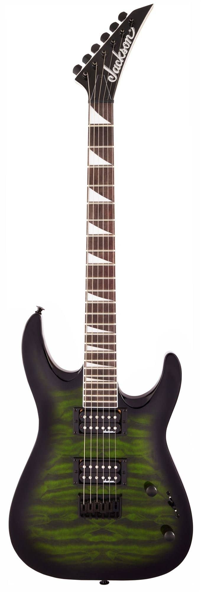 Jackson JS Dinky JS32Q DKAHT Trans Green Burst