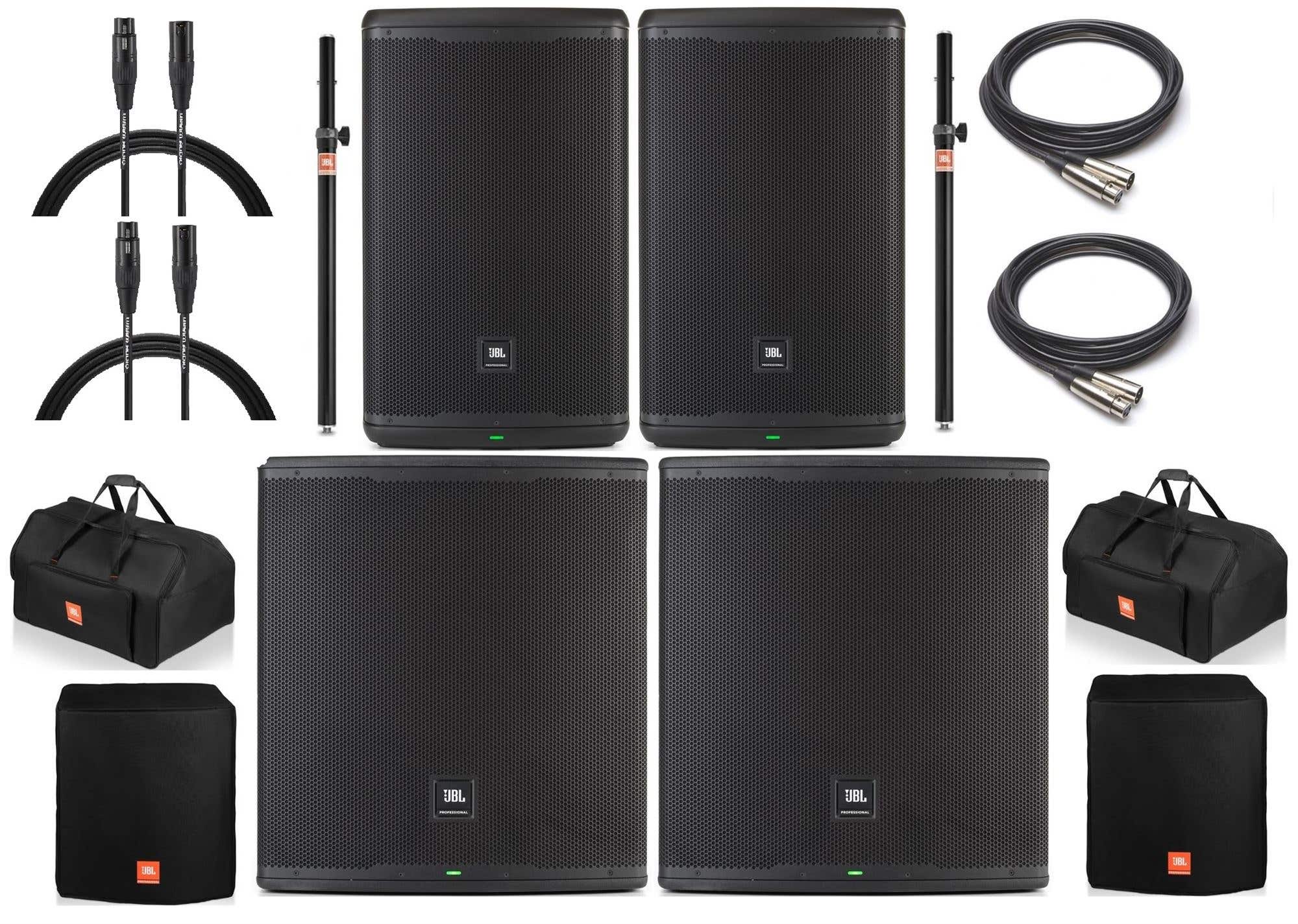 JBL EON715 15" And EON718S 18" Subwoofer Powered PA System