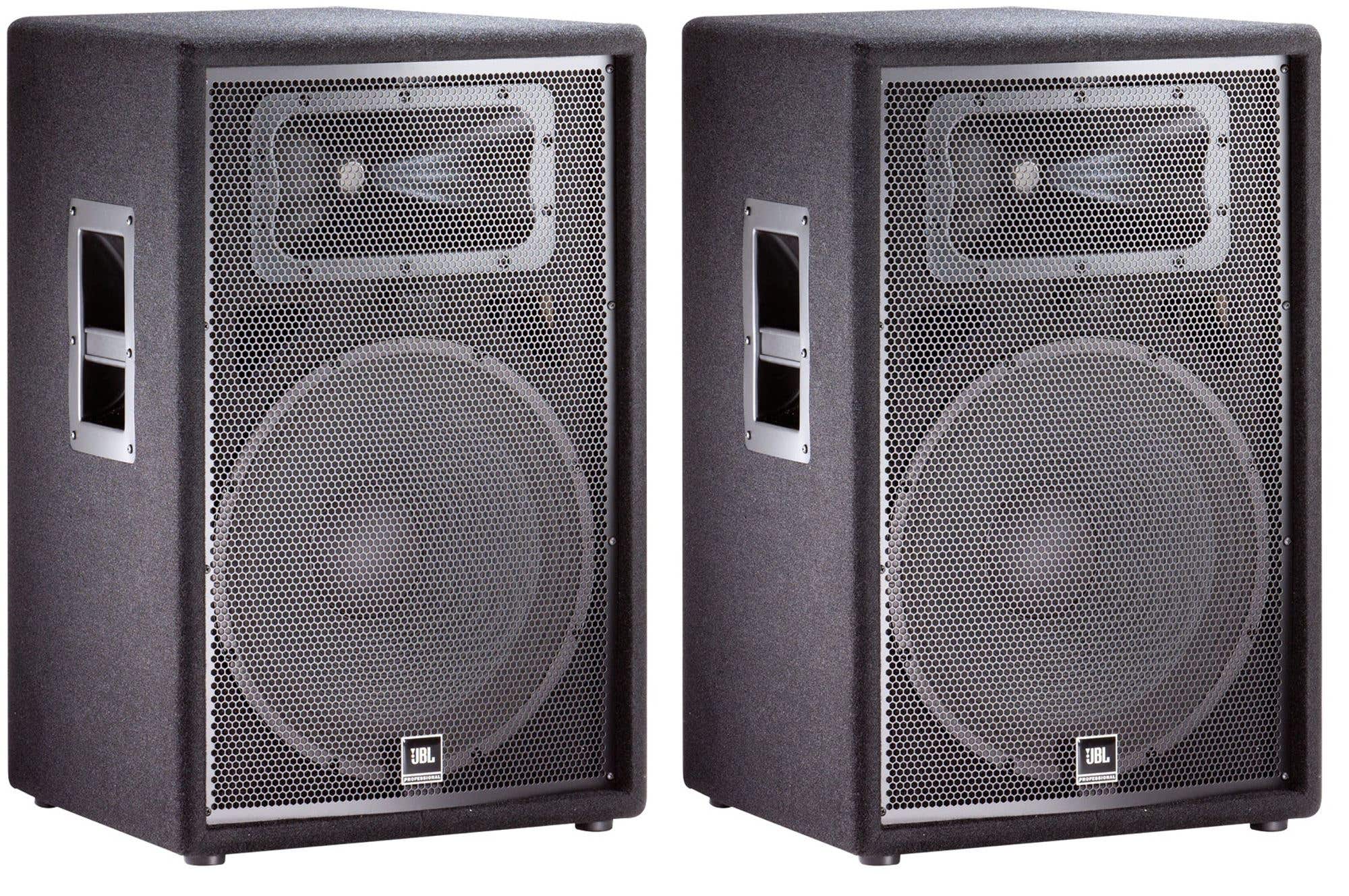 JBL JRX215 15 Inch Passive PA Speakers Pair