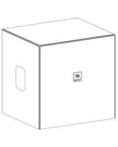 JBL SRX918S CVR Soft Cover For Single SRX918S