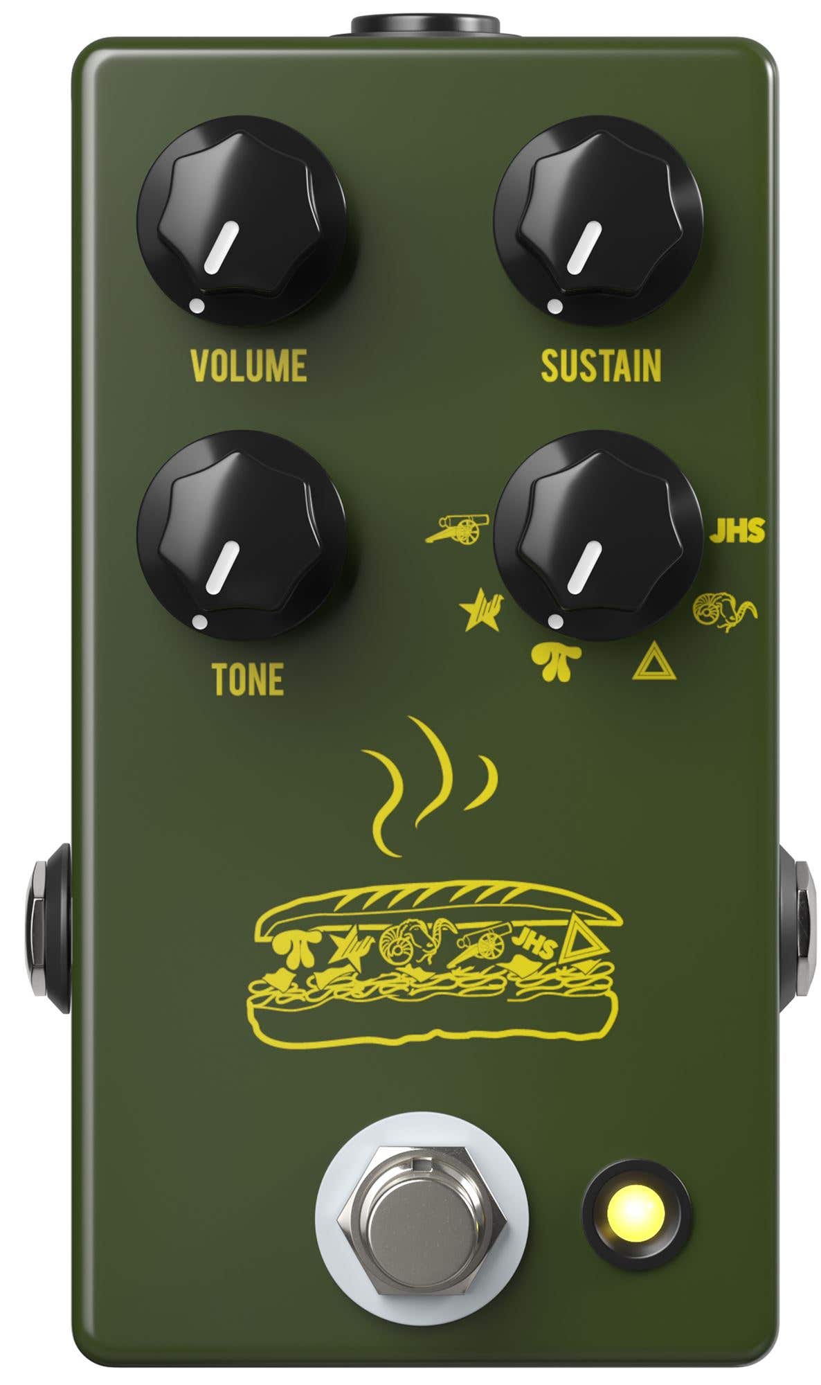 JHS Muffuletta Fuzz Pedal Army Green