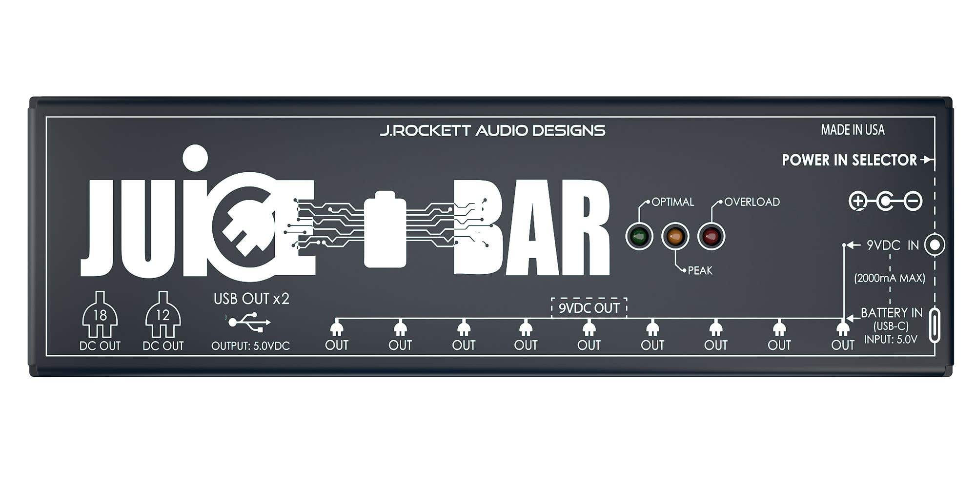 J Rockett Audio Devices Juice Bar Pwr Distributor