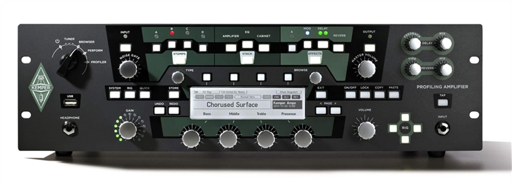 Kemper Profiler Rack Guitar Amp Modeling PreAmp Processor Rack