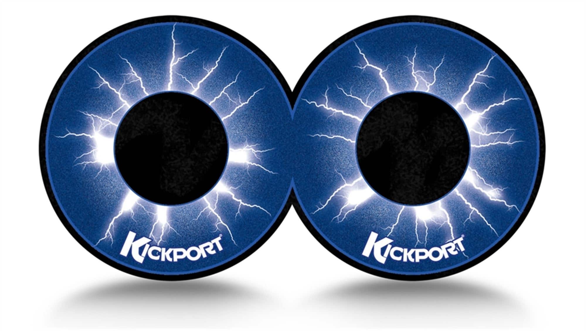 KickPort D Pad Bass Drum Impact Pad 2 Pack