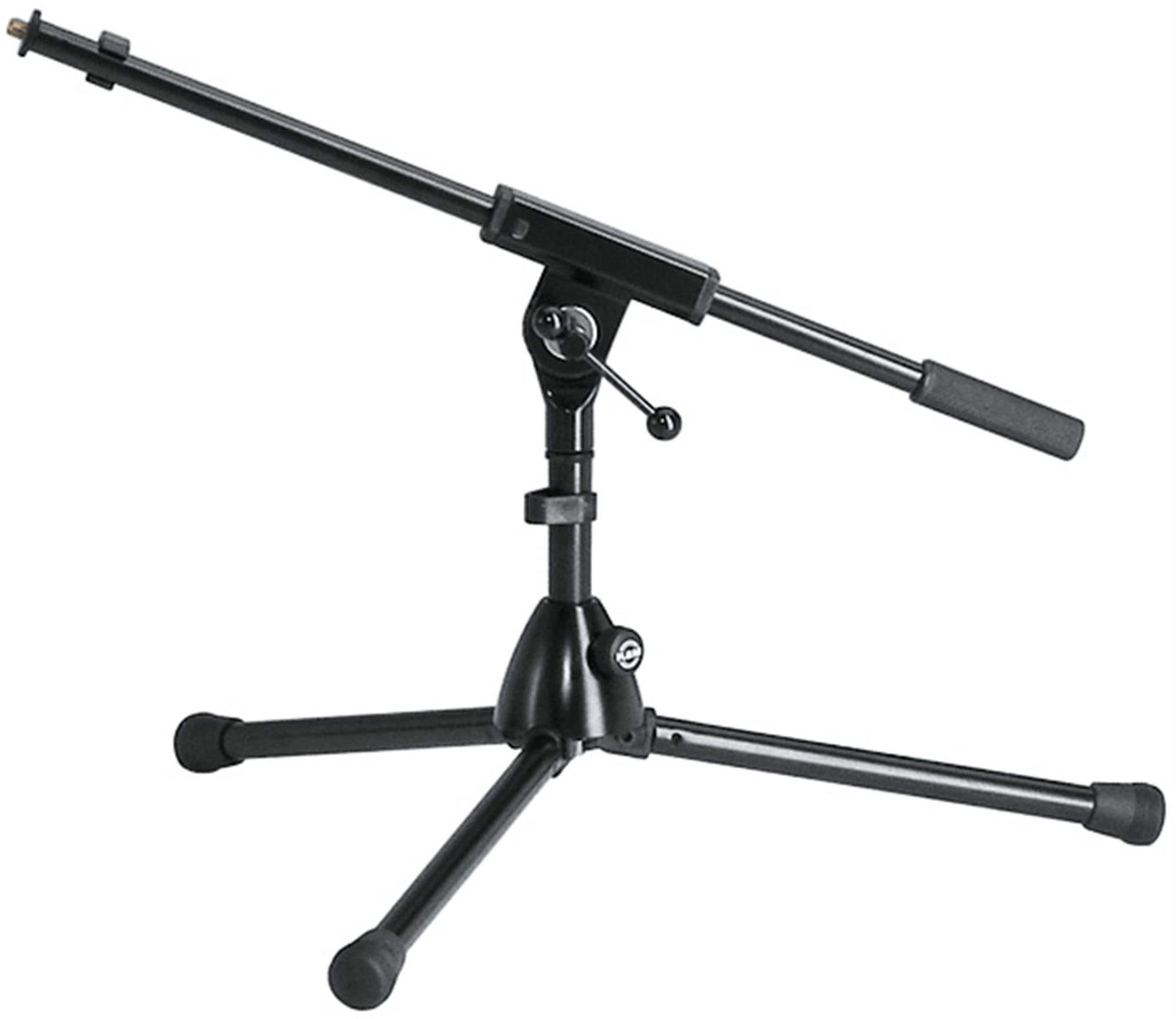 K&M 259/1 Extra Low Microphone Boom Stand Black