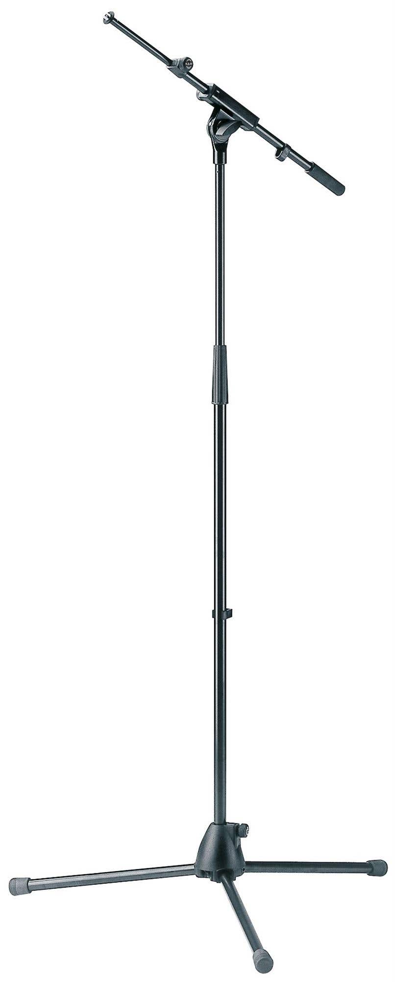 K&M 27195 Tripod Base Boom Stand  Black