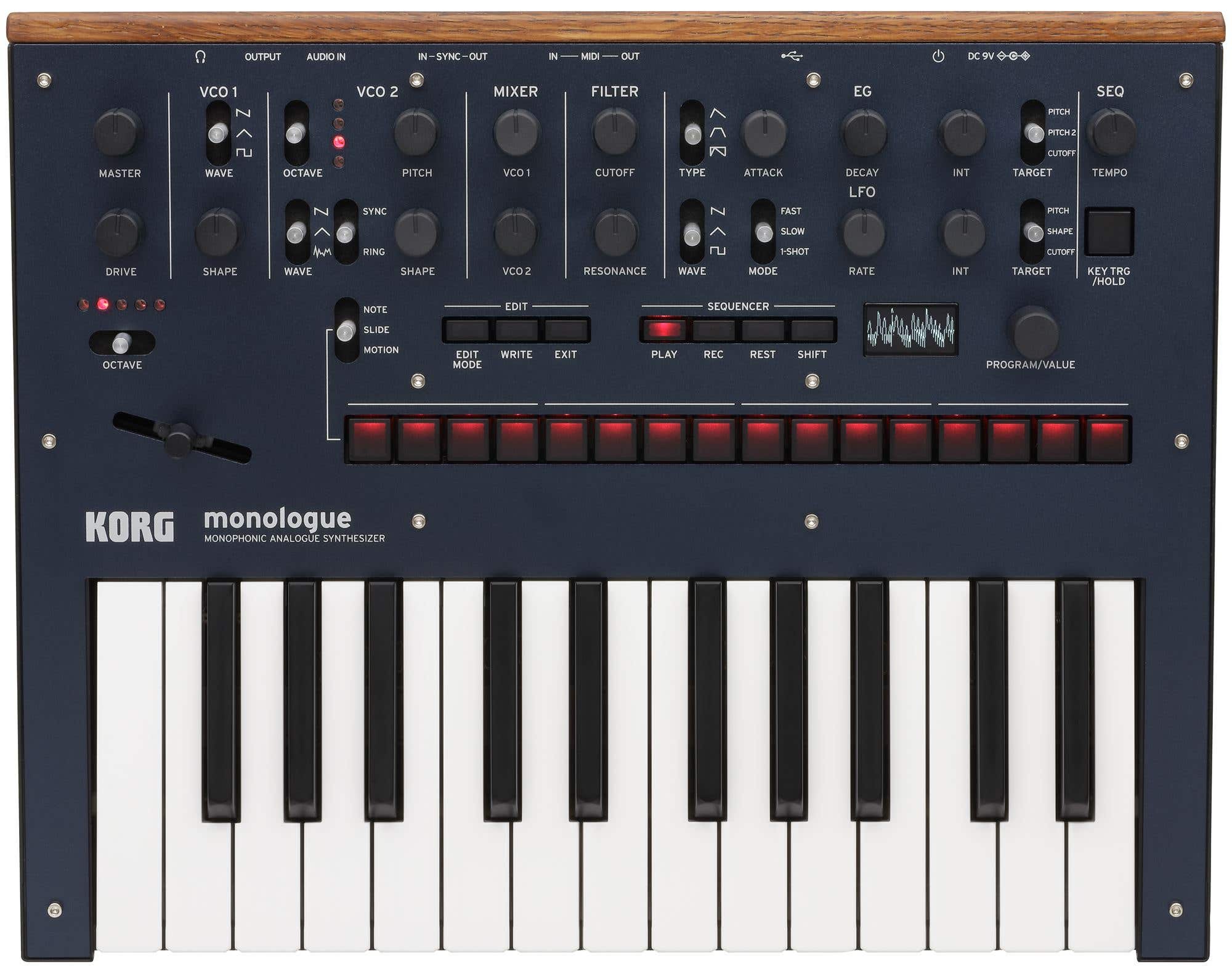 Korg Monophonic Analog Synth Blue