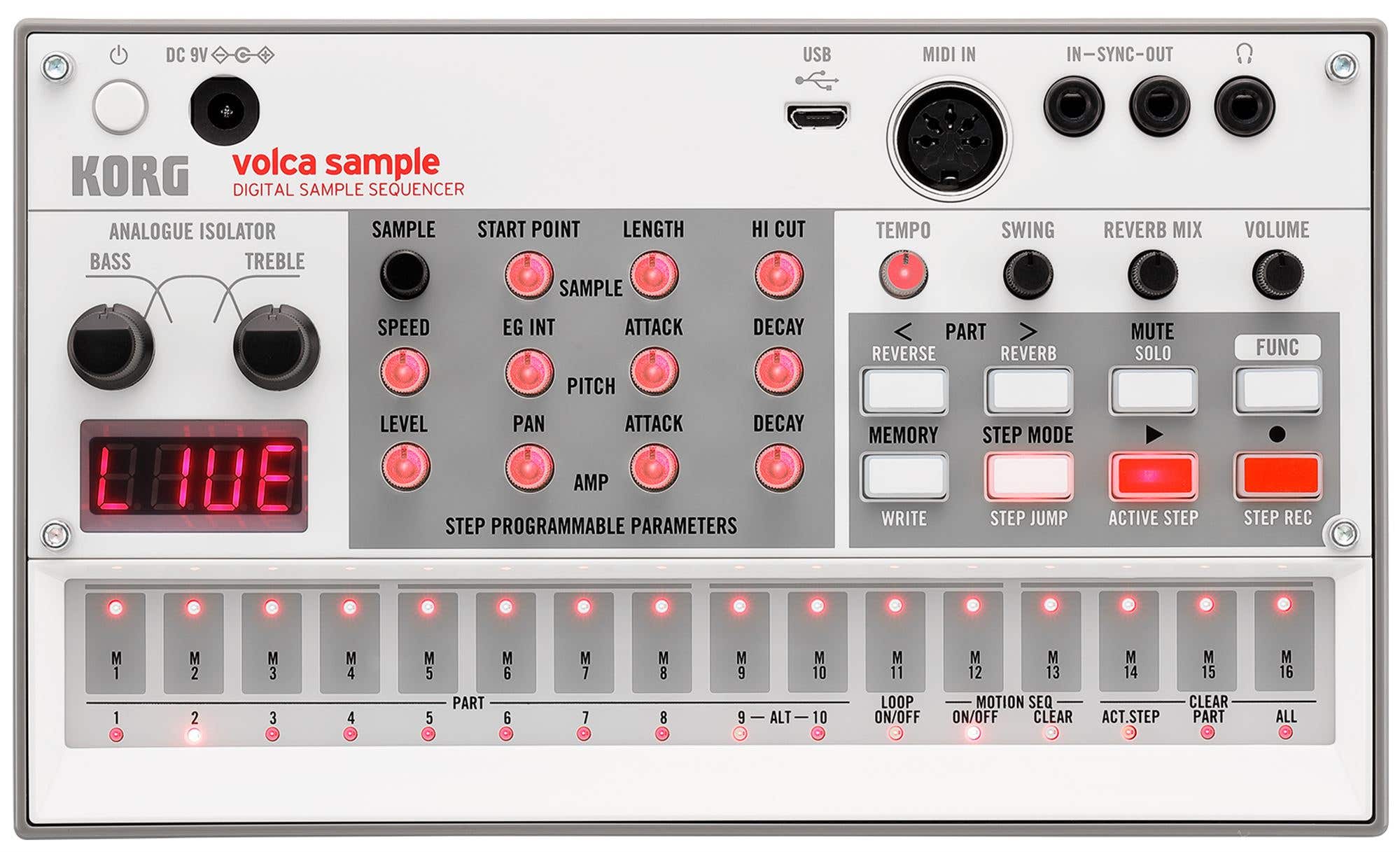 KORG VOLCA SAMPLE 2 Digital Sample Sequencer