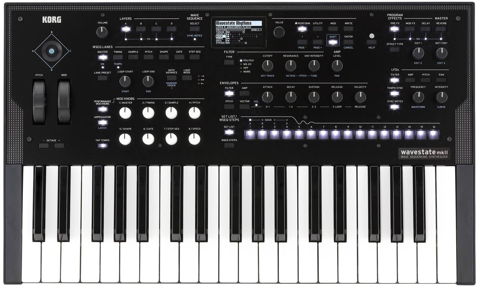Korg Wavestate MK2 Wave Sequencing Digital Synthesizer