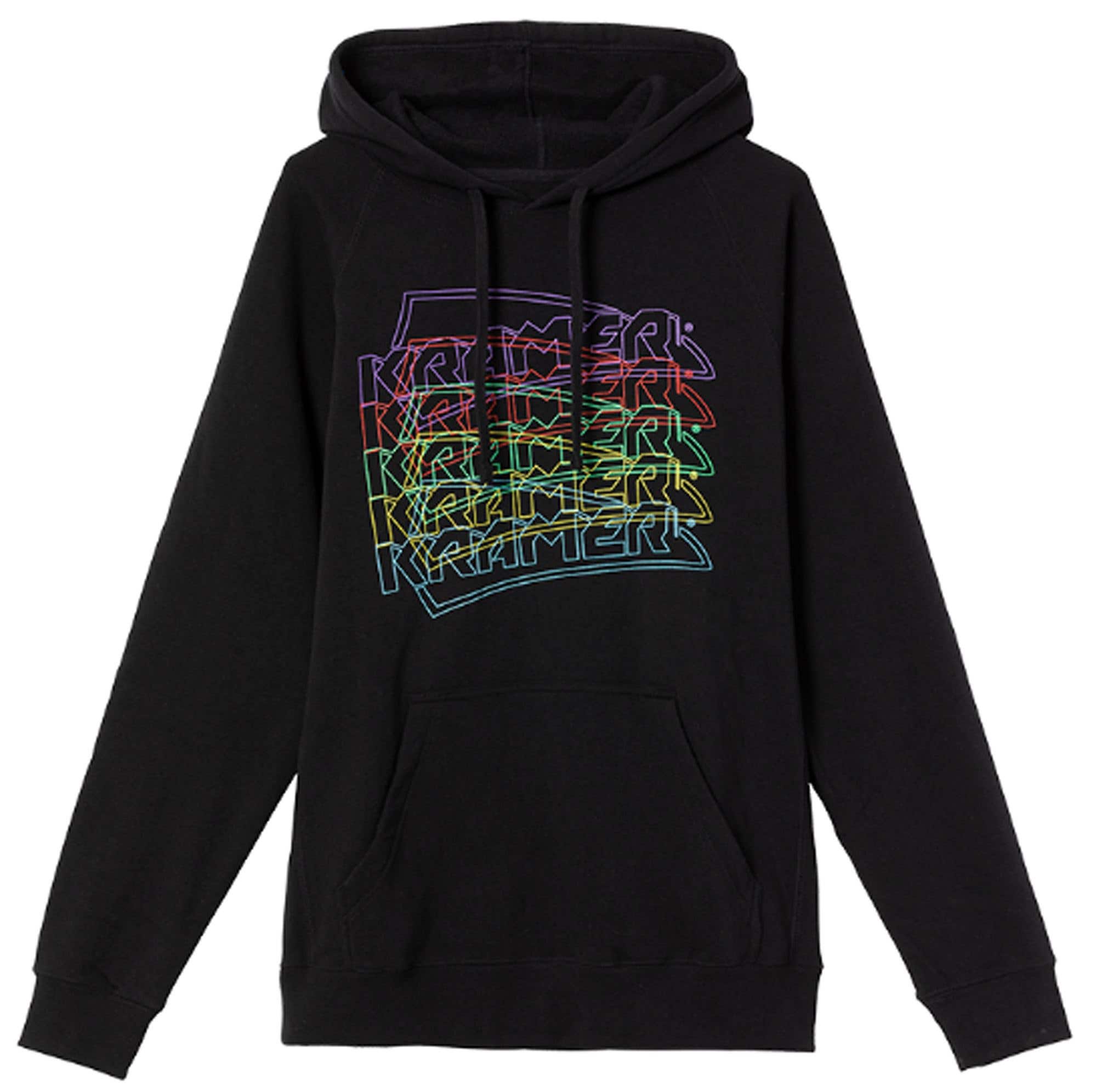 Kramer Neon Pullover Hoodie Black