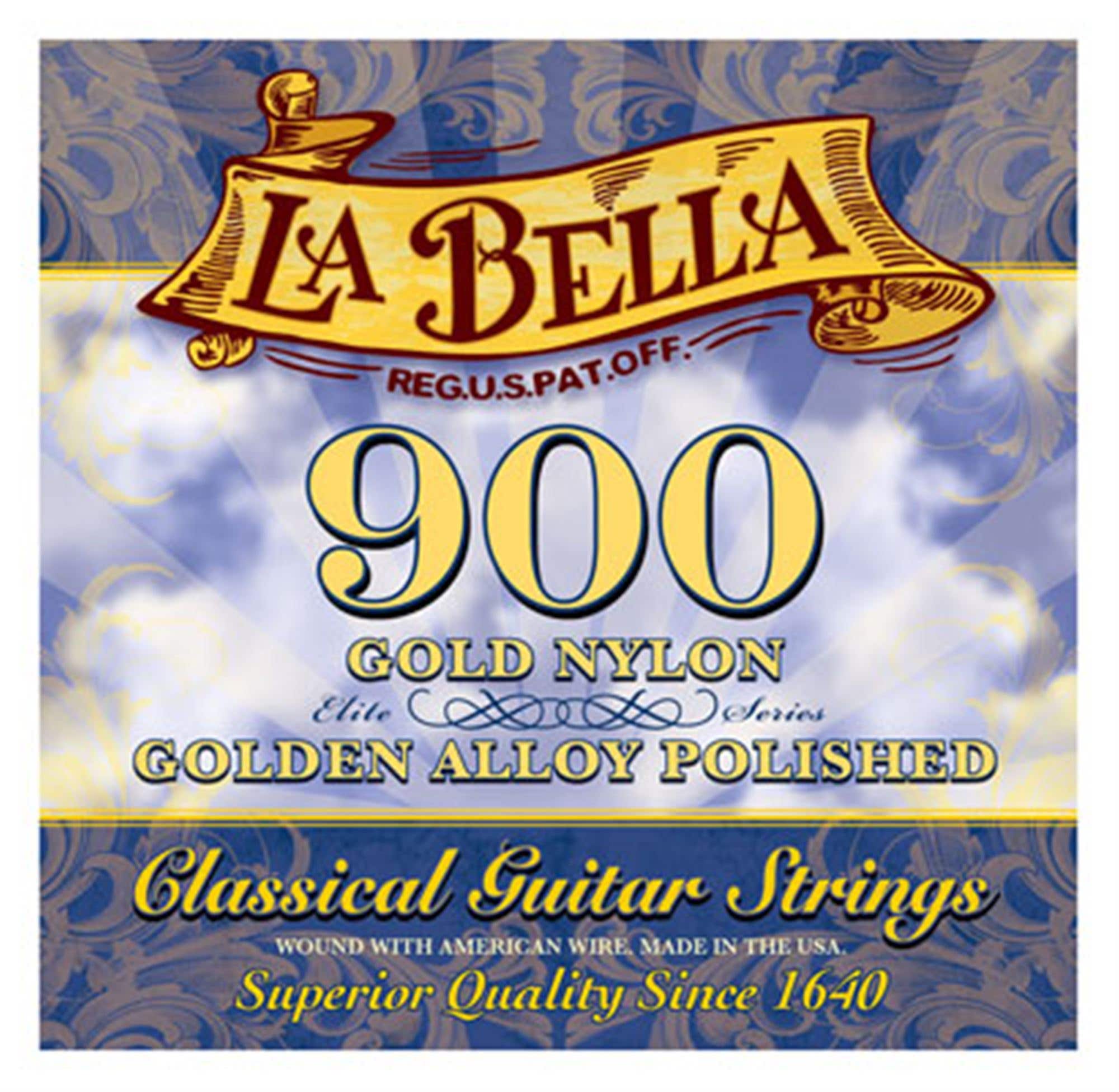 La Bella 900 Gold Nylon Superior Classical Guitar Strings