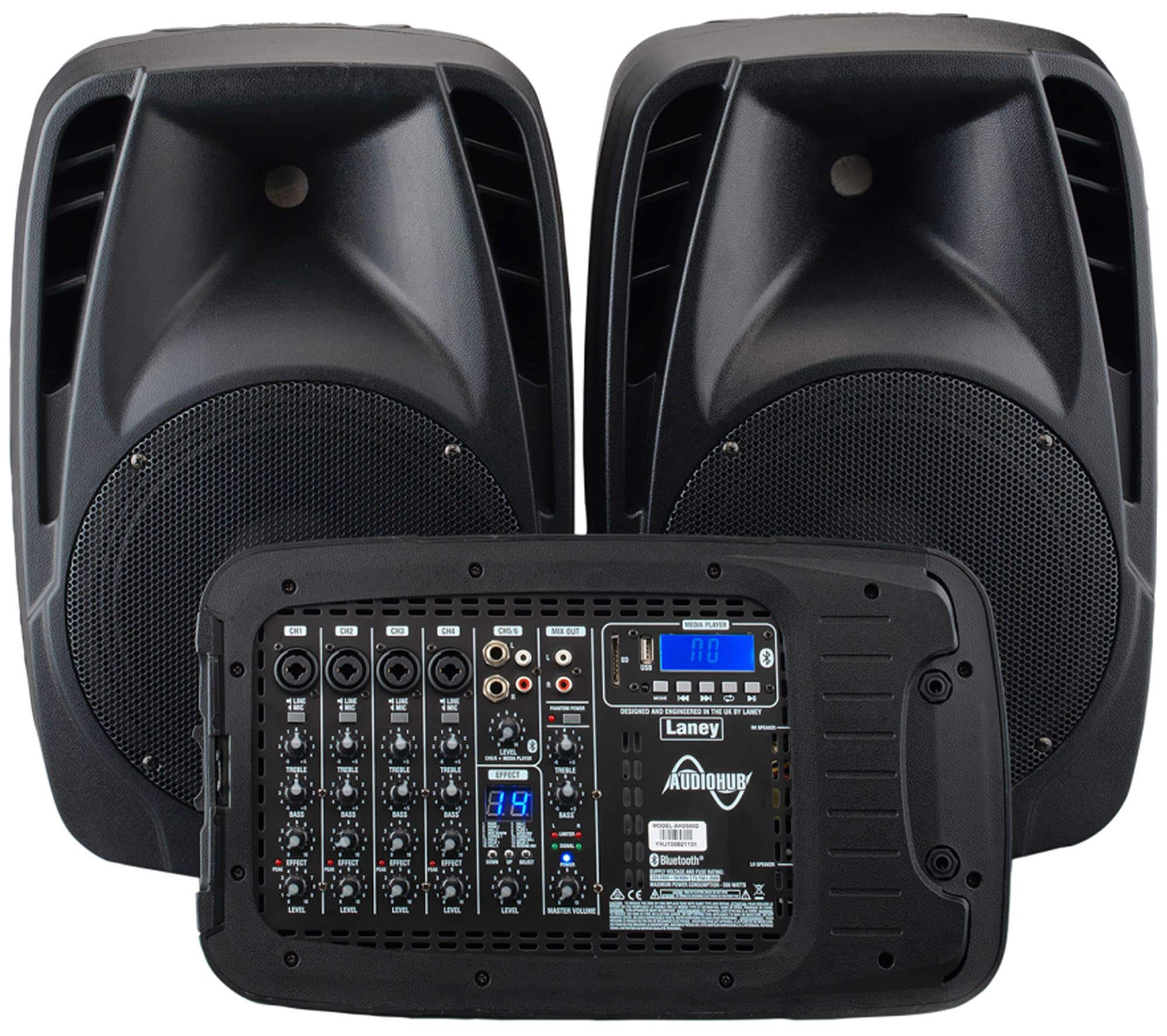 Laney AH2500D Compact PA System with 6-Channel Mixer 2x500 Watts