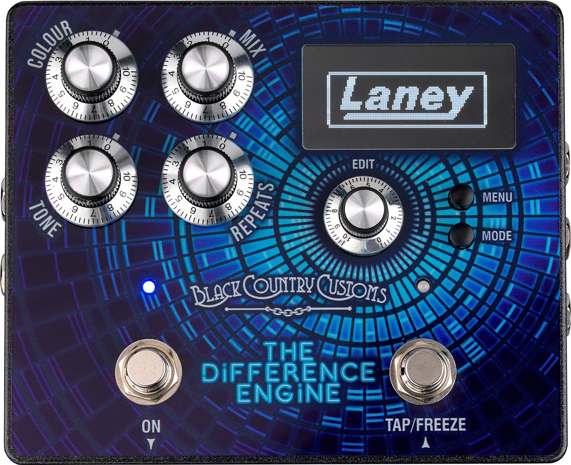 Laney Black Country Customs Difference Engine 3 Mode Delay Pedal