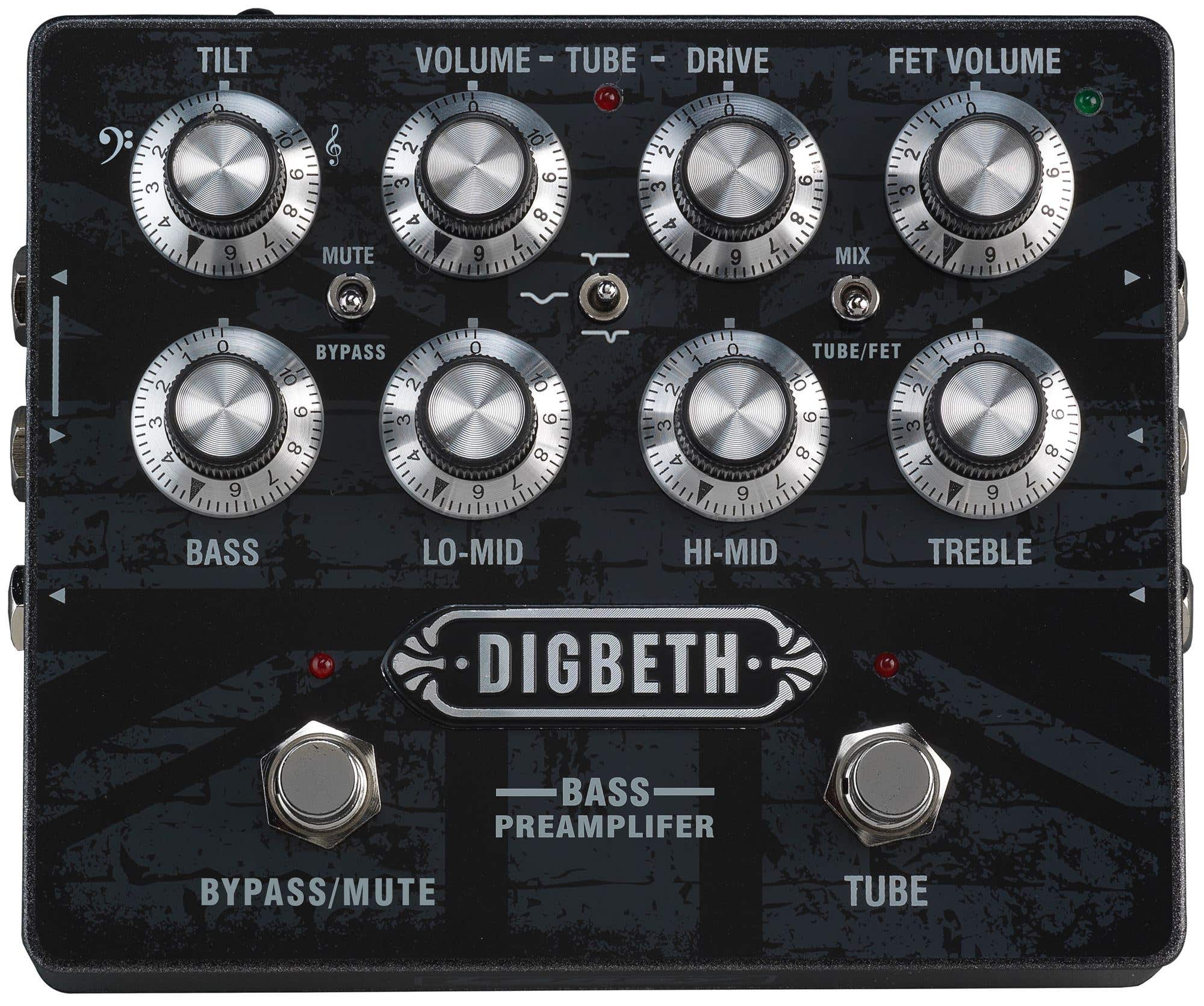 Laney Digbeth DB-PRE Hybrid Bass Pre-Amp Pedal