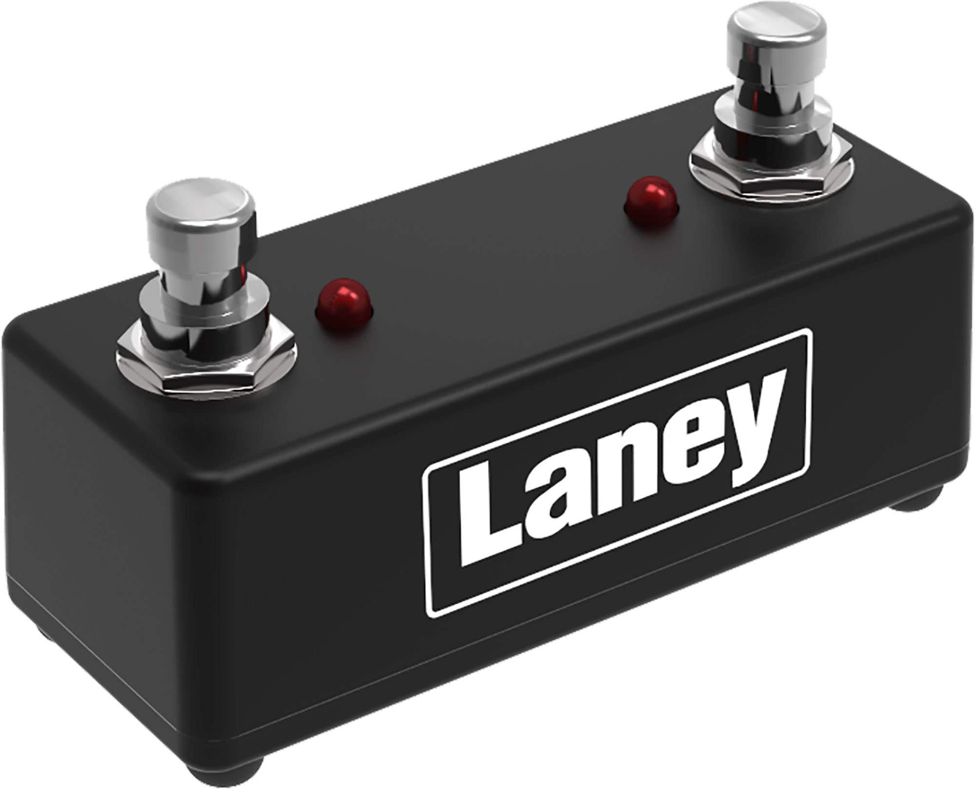 Laney FS2 Mini Dual Footswitch with LED Indicators and Sticker Kit