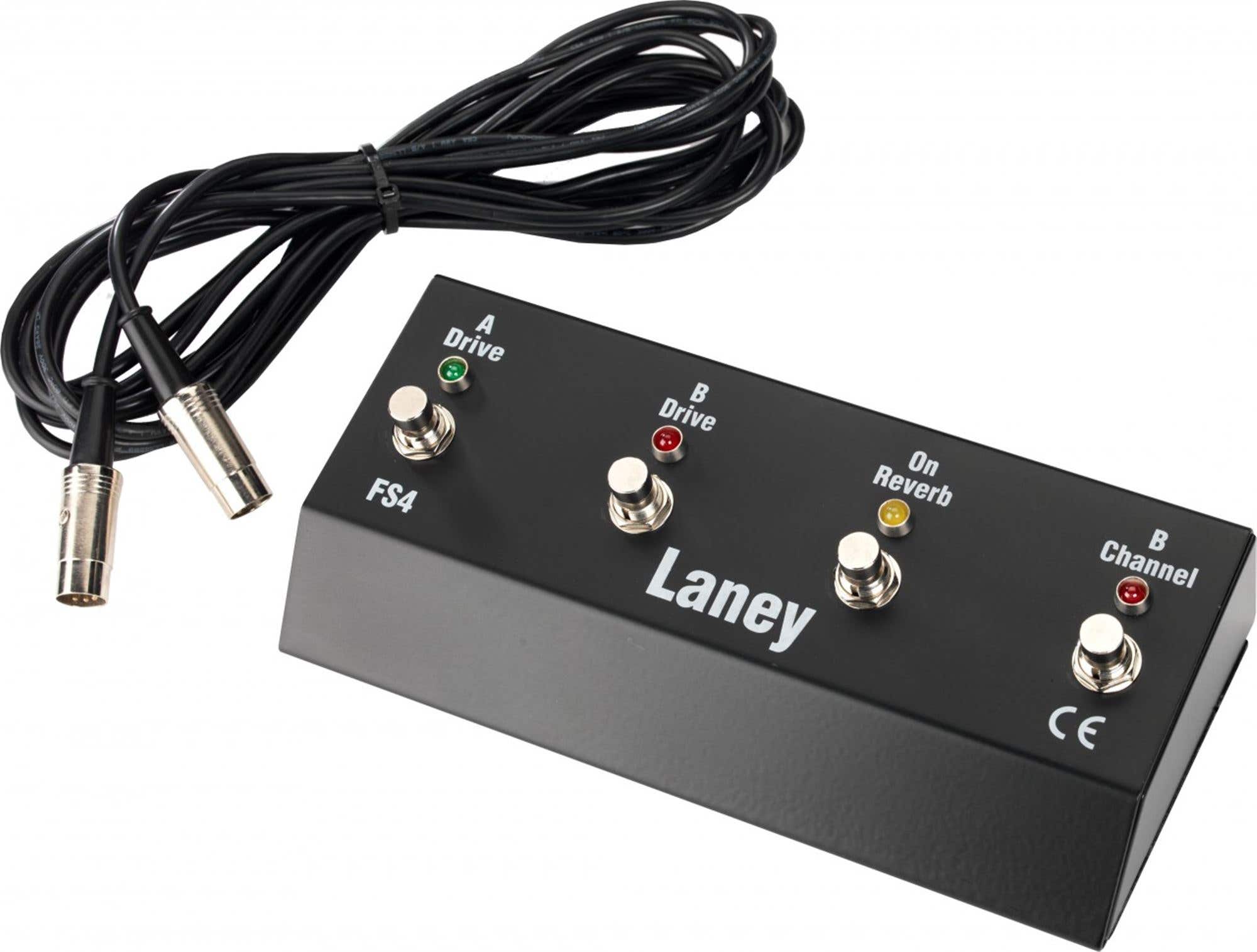 Laney 4 Button Footswitch with LED Indicators