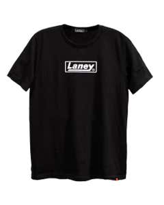 Laney Vintage Logo T-Shirt Black Size Small