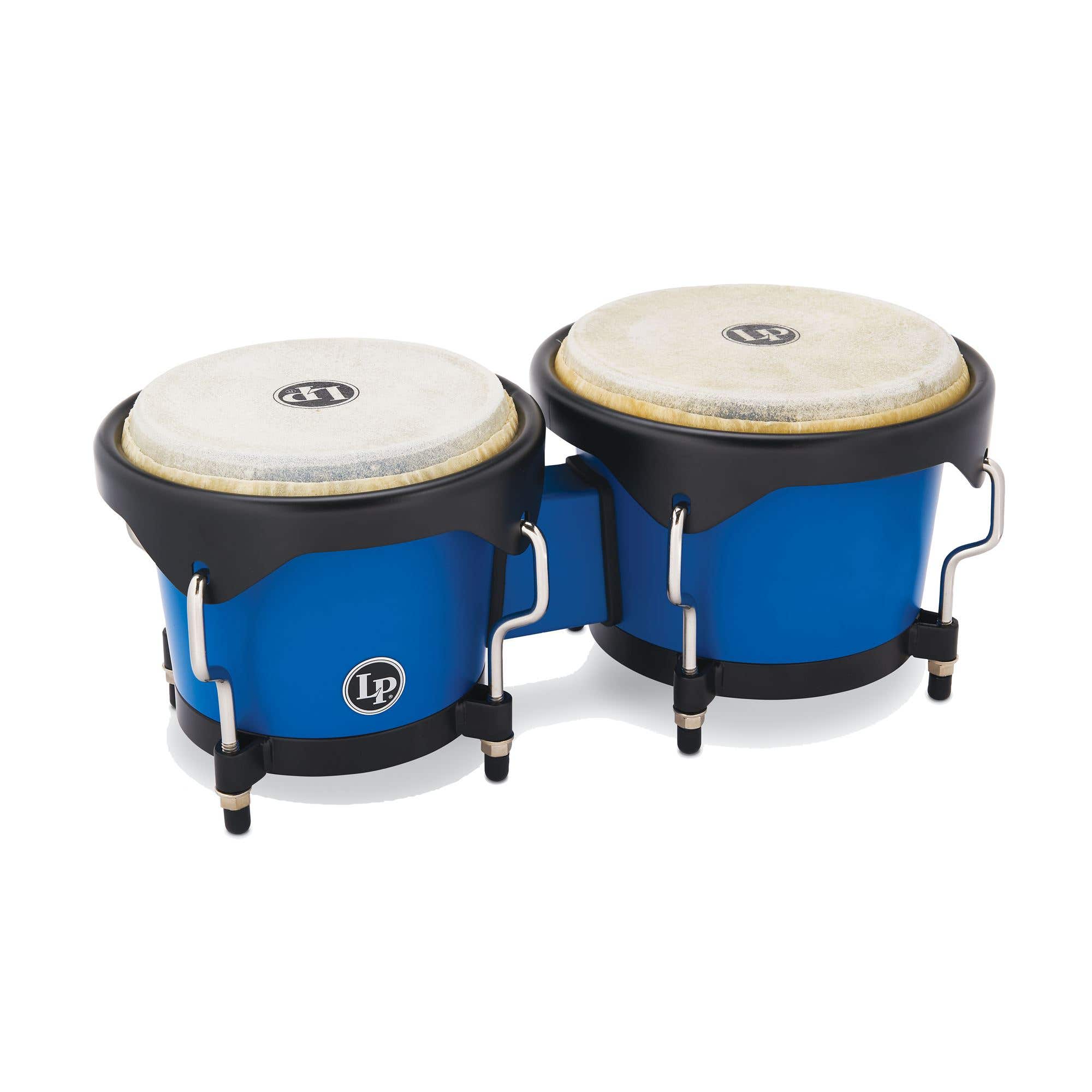 LP Discovery 601 Bongos 6 1/4 X 7 1/4 Inch Race Car Blue Carry Bag