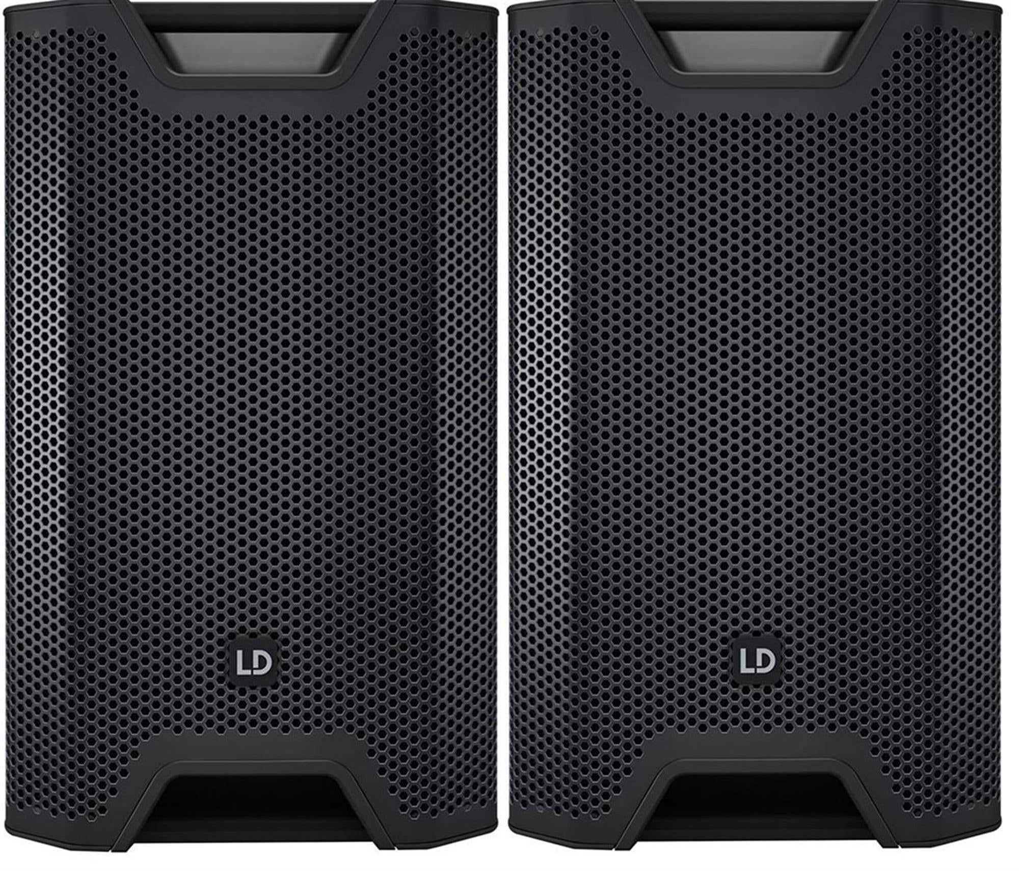 LD Systems ICOA 15A 15" 2 Way Full Range Powered Coaxial Loudspeaker Pair