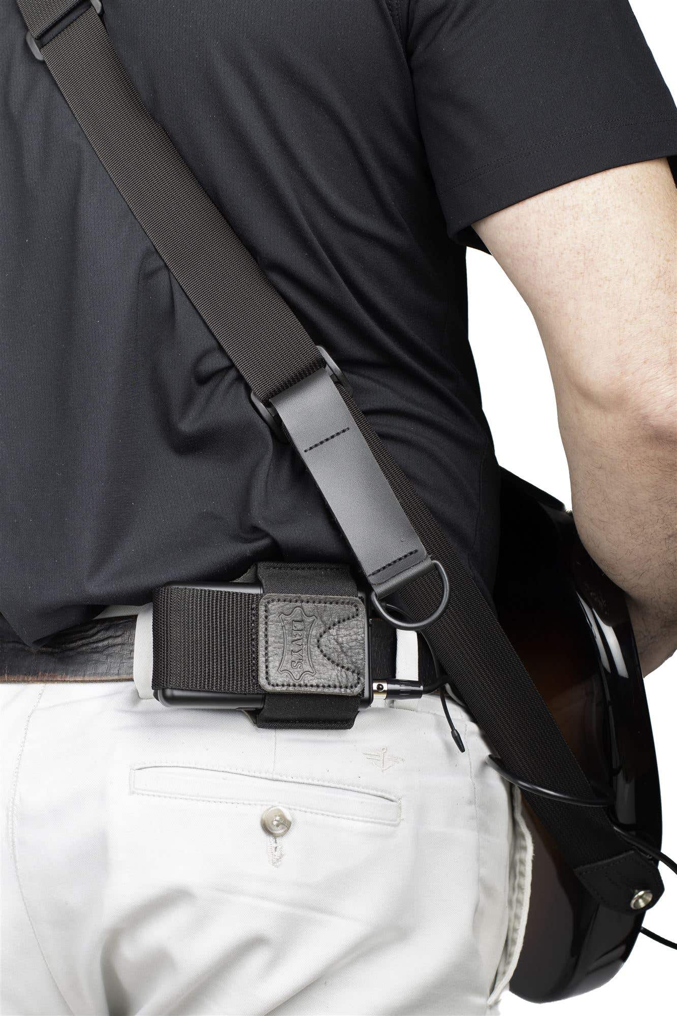 Levy's MM14-BLK Wireless Bodypack Holder Black