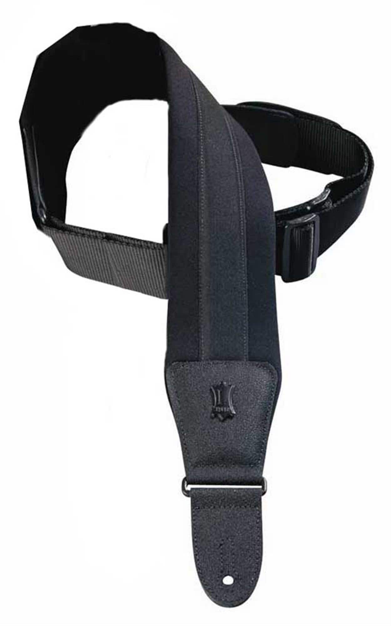 Levys PM48NP3 3 Inch Neoprene Padded Guitar Strap with Leather Ends