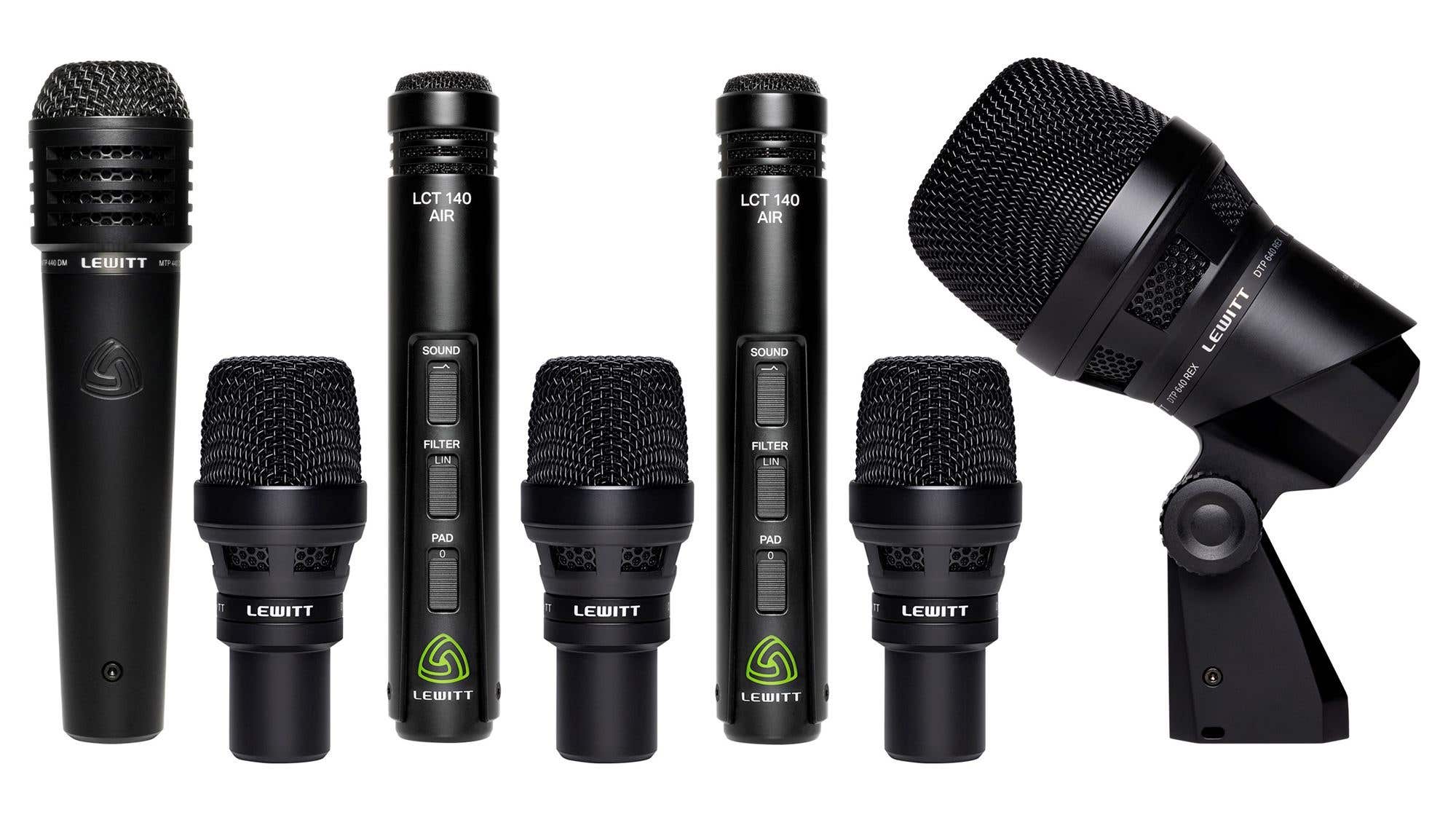 Lewitt Audio BEATKIT PRO 7-Piece Drum Microphone Kit
