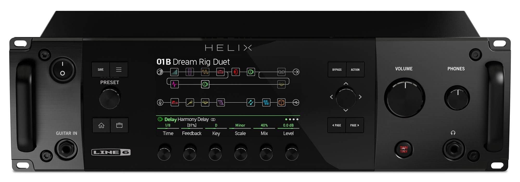 Line 6 Helix Rack Dual DSP Audio Engine Guitar Processor