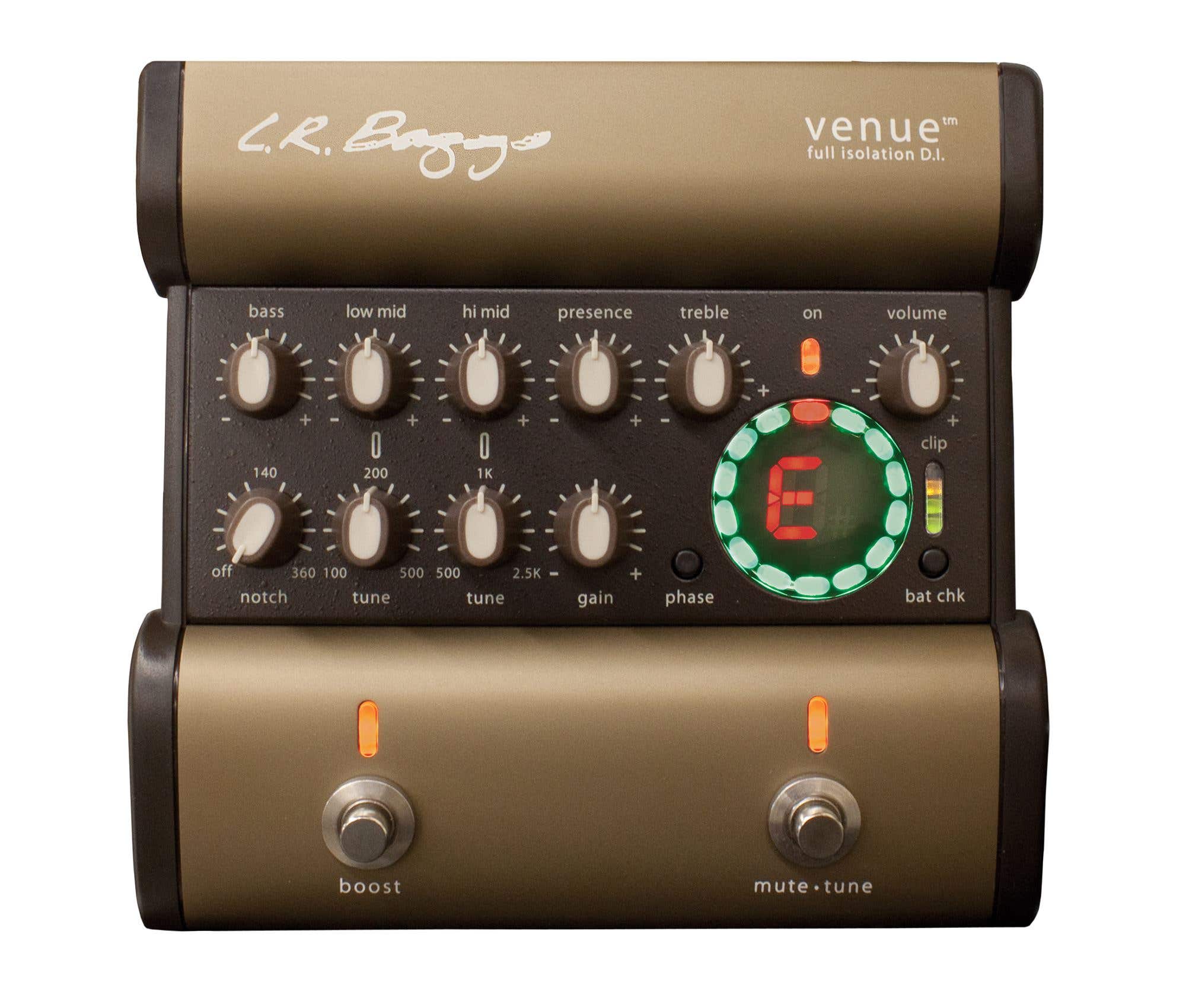 LR Baggs Venue DI Acoustic Guitar Preamp Pedal with Bag