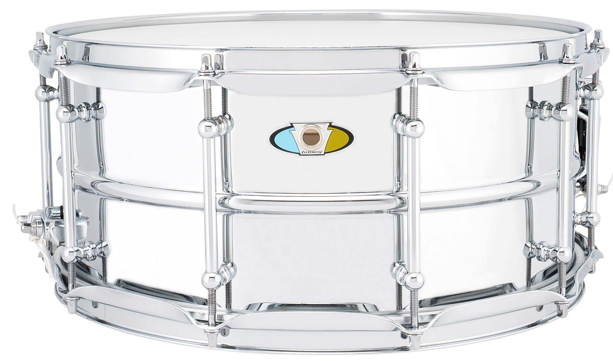 Ludwig Supralite LU654SL 6.5x14" Steel Snare Drum